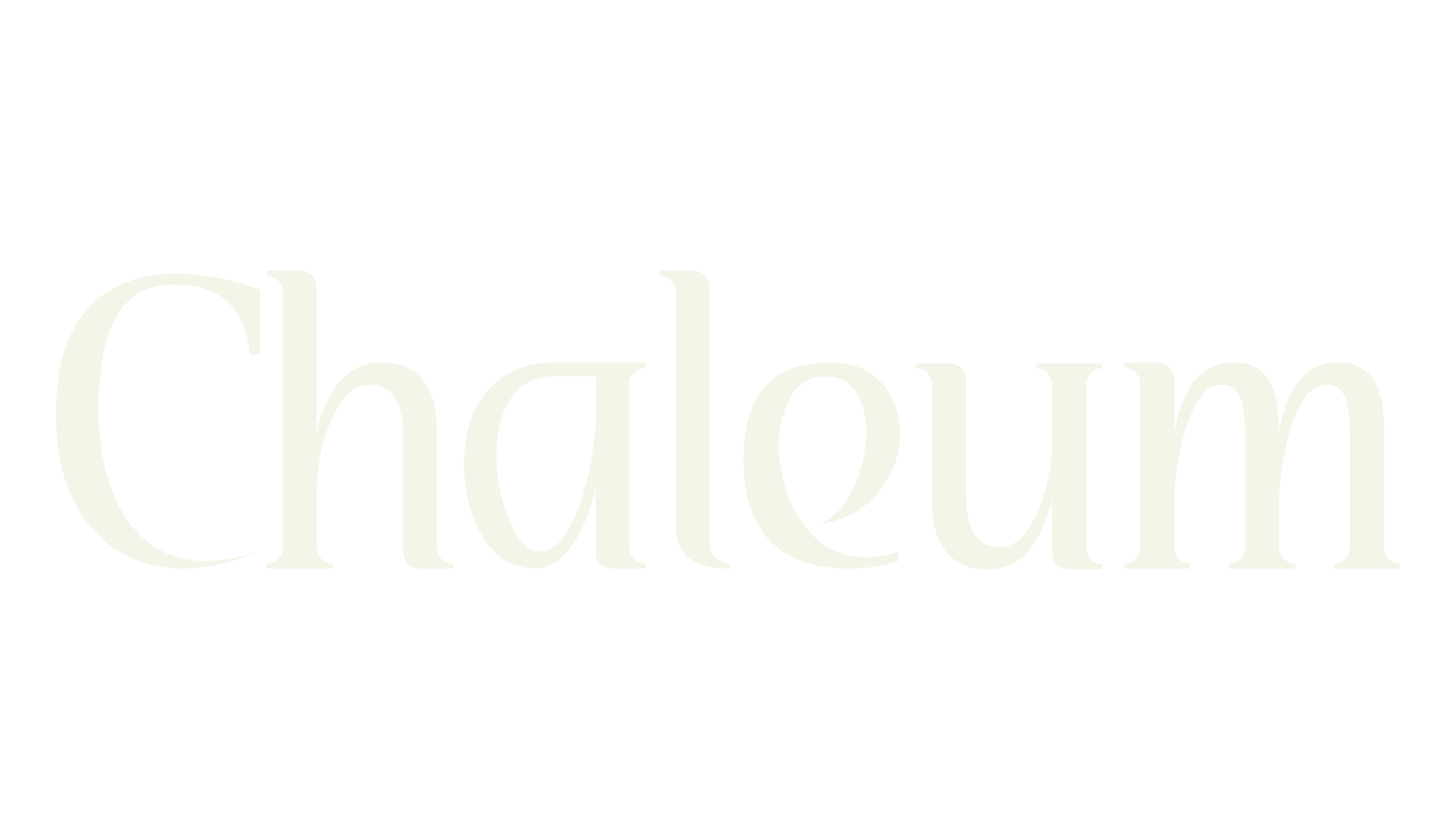Chaleum, food font preview