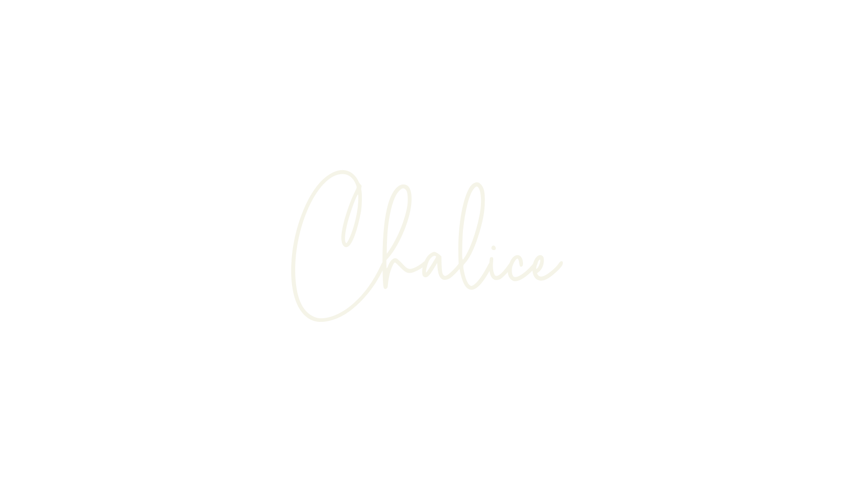 Chalice, calligraphy font preview
