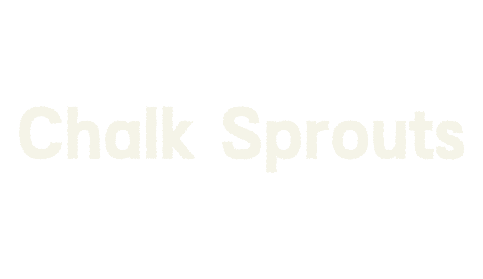 Chalk Sprouts, handwriting font preview