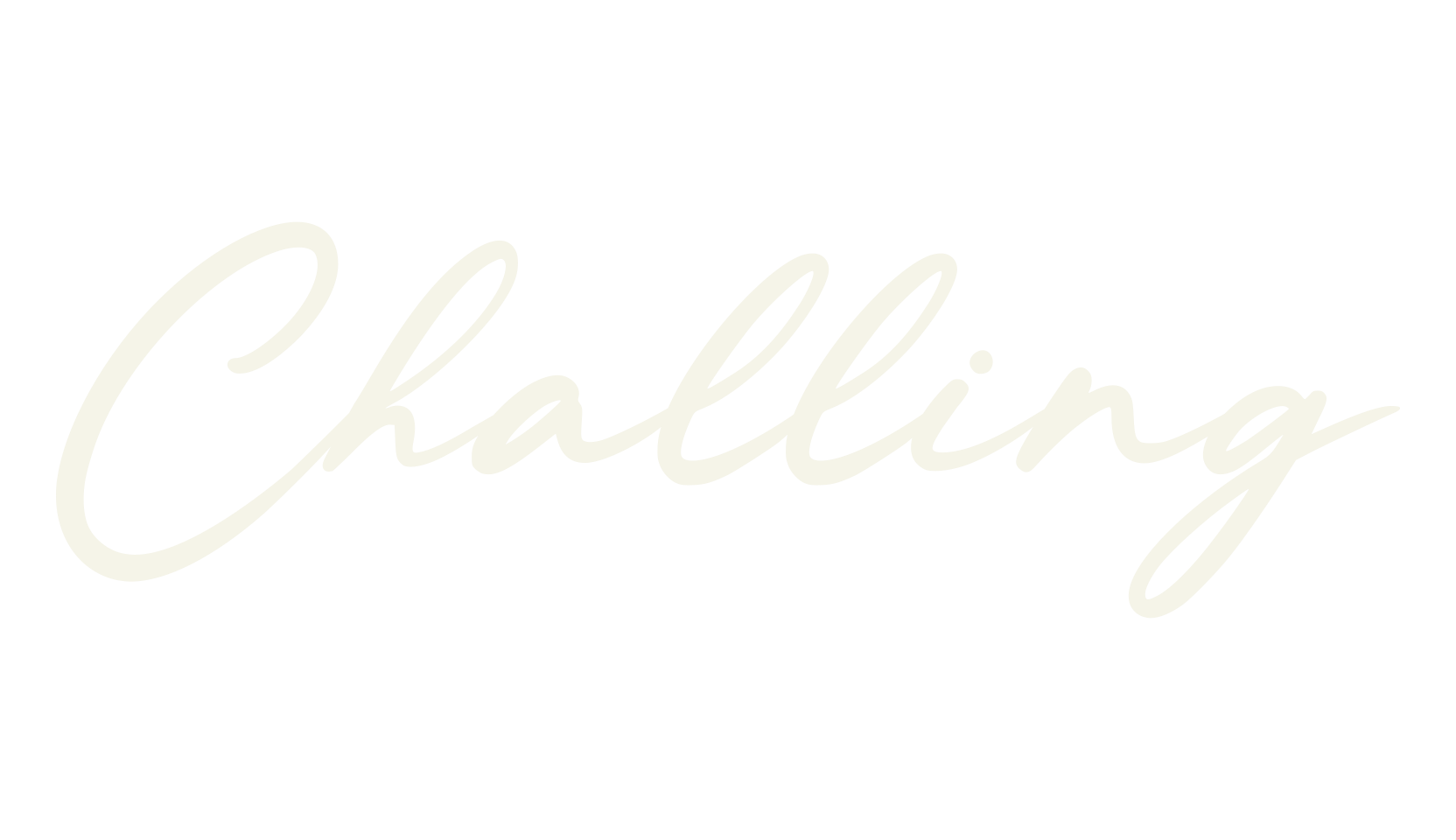 Challing, calligraphy font preview