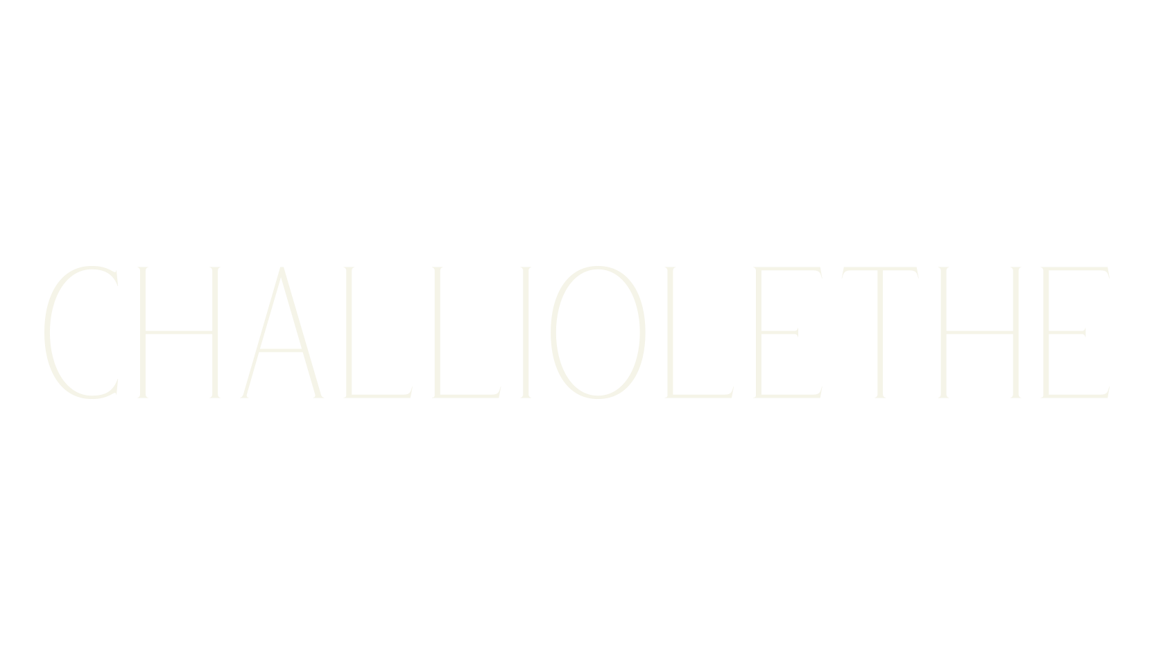 CHALLIOLETHE, serif font preview