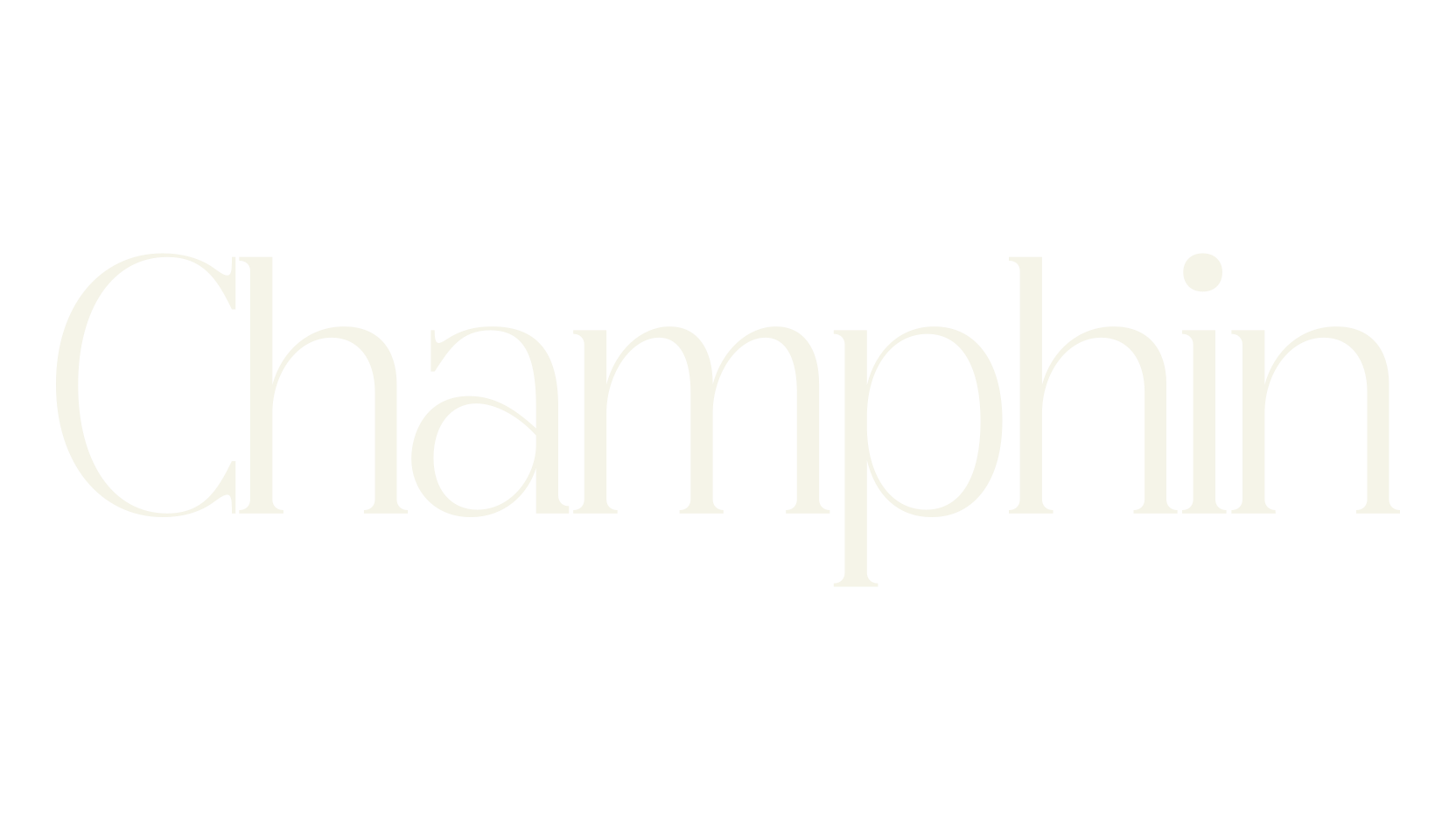 Champhin, serif font preview
