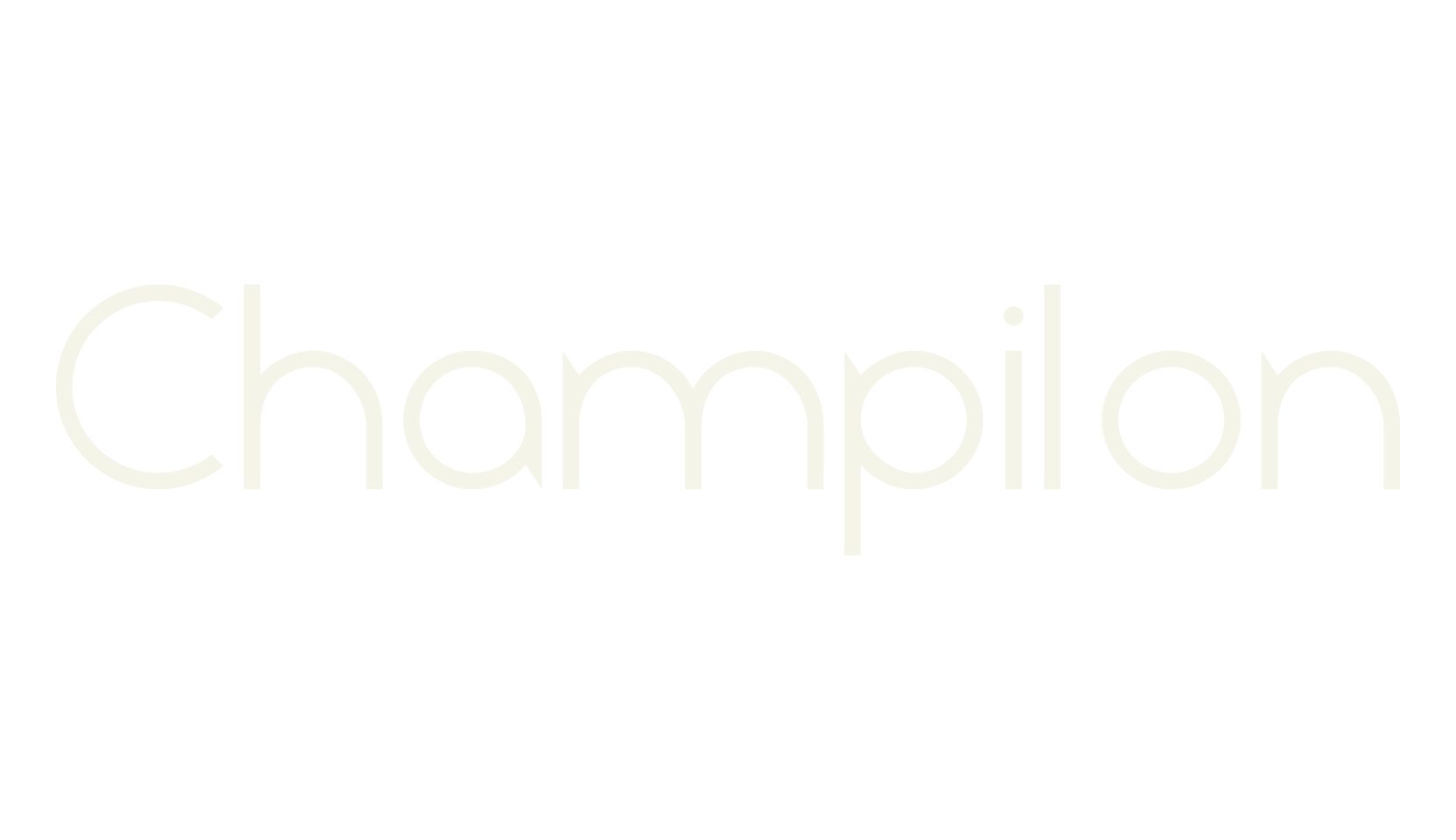 Champilon, minimalist font preview