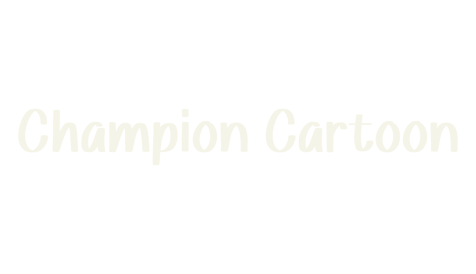Champion Cartoon, chalkboard font preview