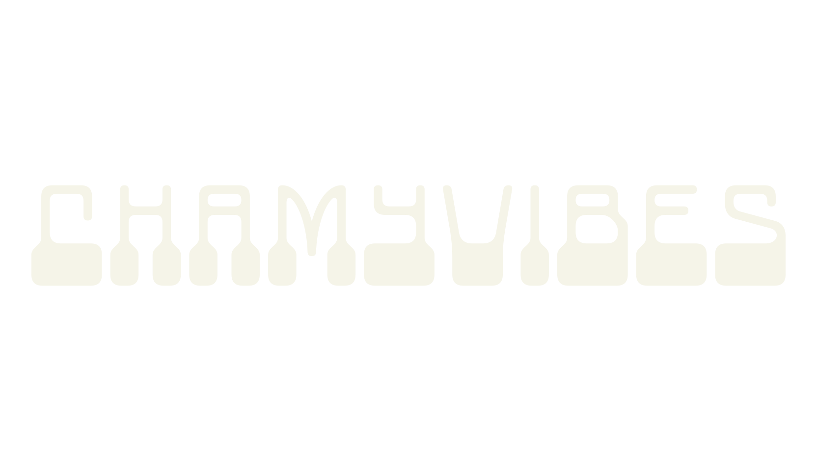 Chamyvibes, retro font preview