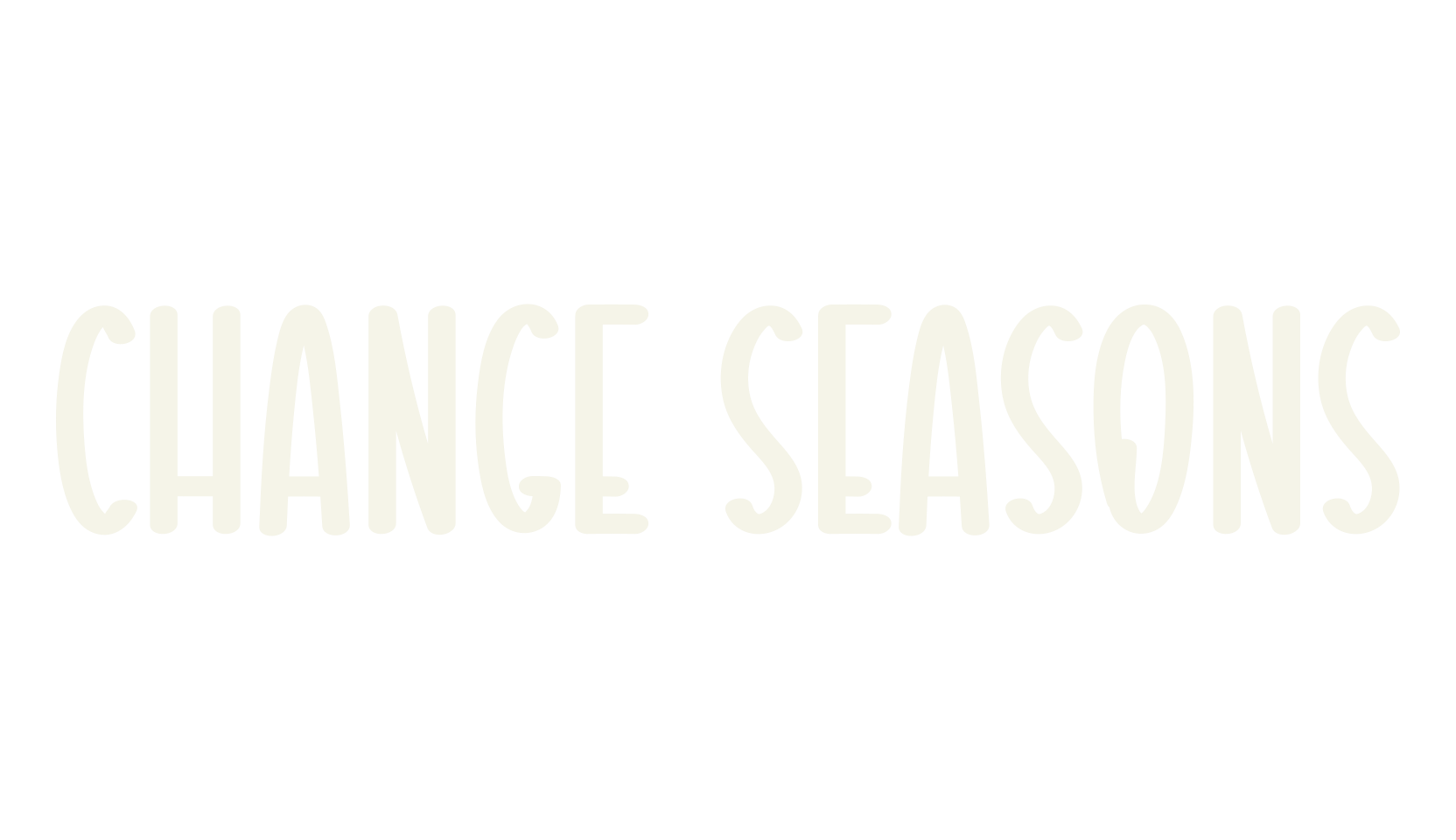 Change Seasons, script font preview