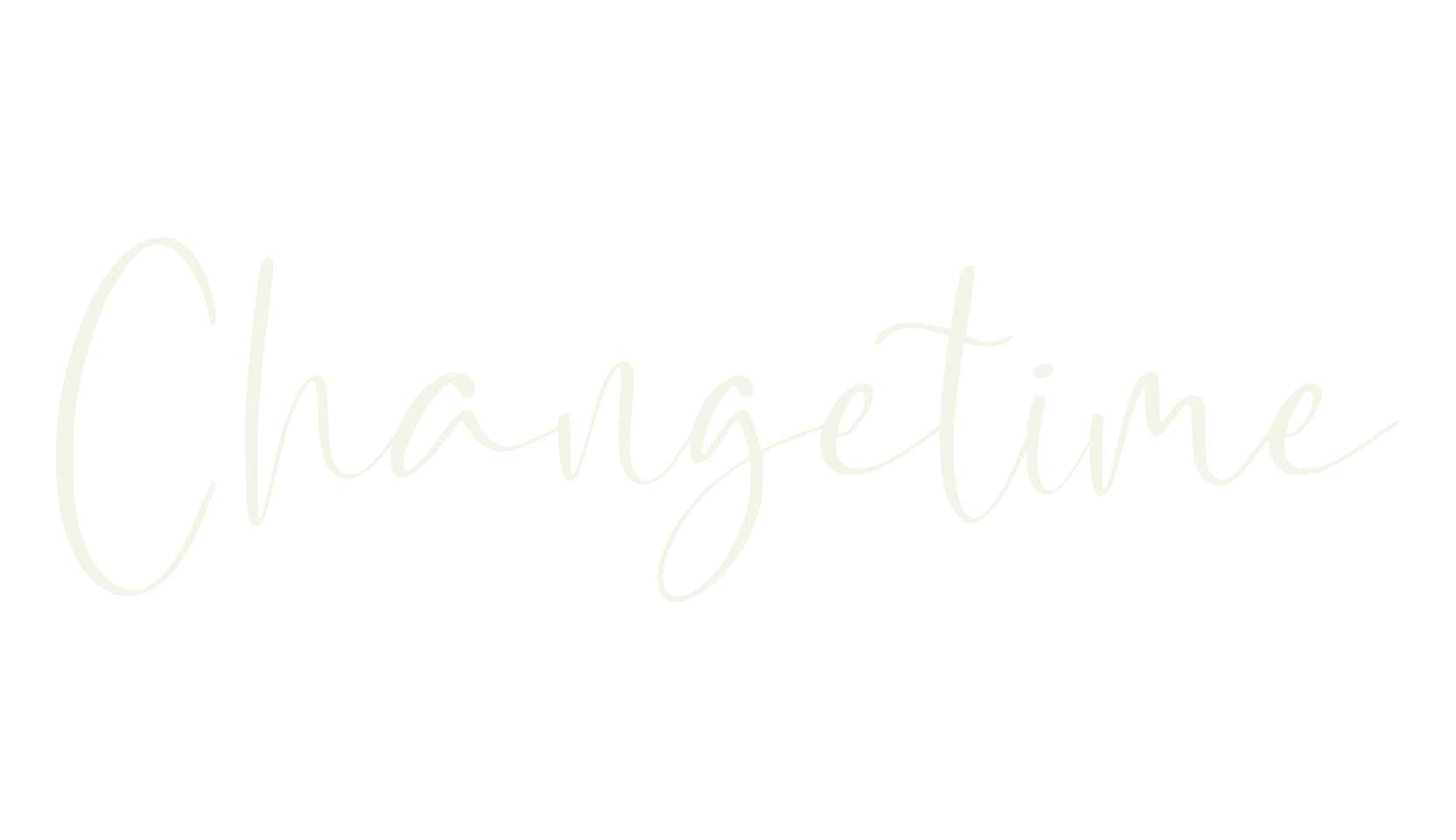 Changetime, typewriter font preview