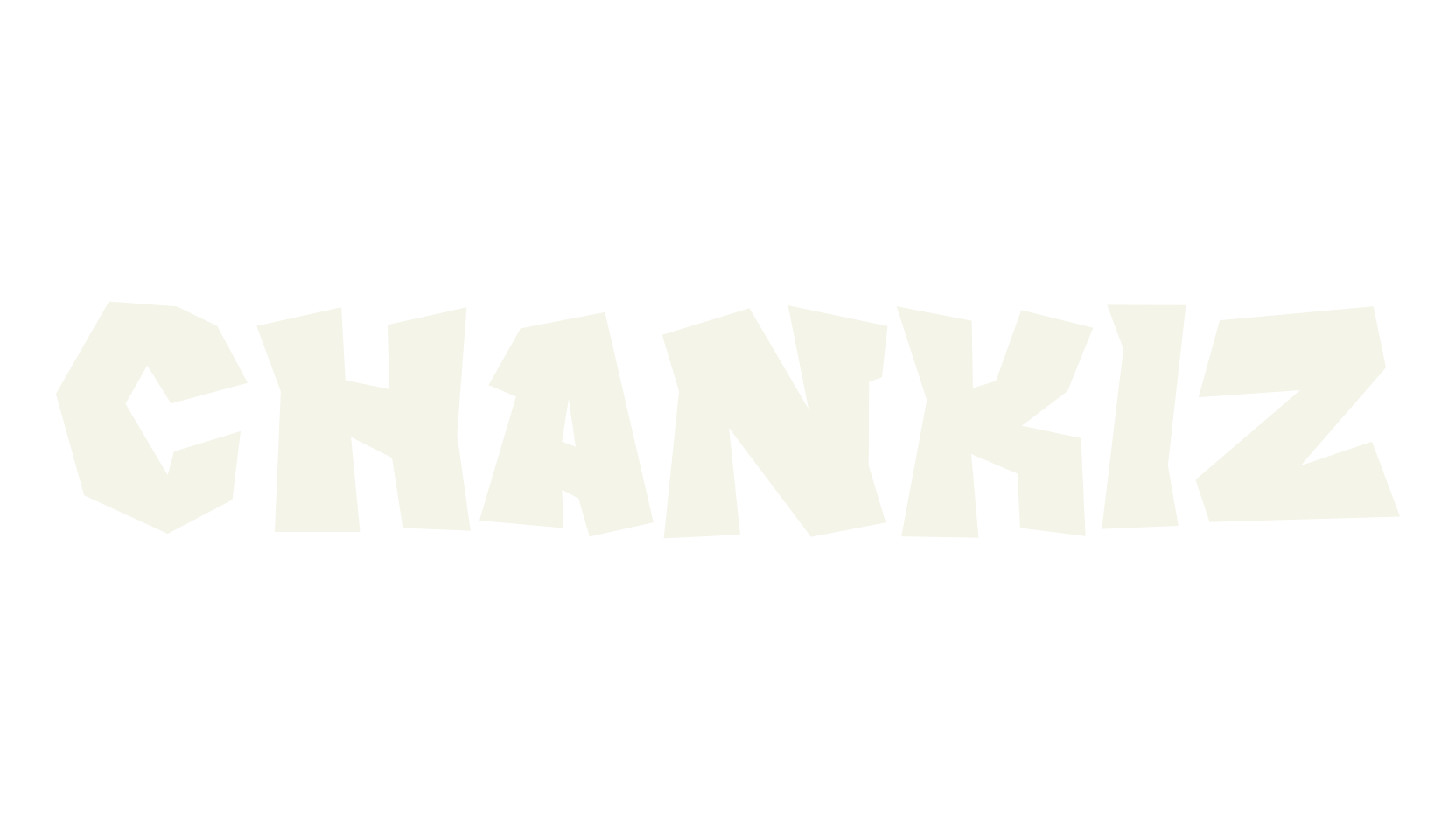 CHANKIZ, funky font preview