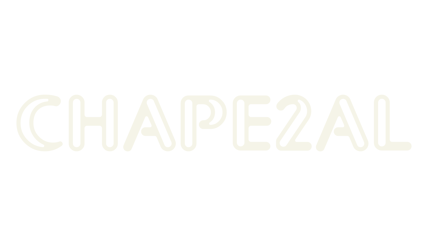 CHAPE2AL, sans serif font preview