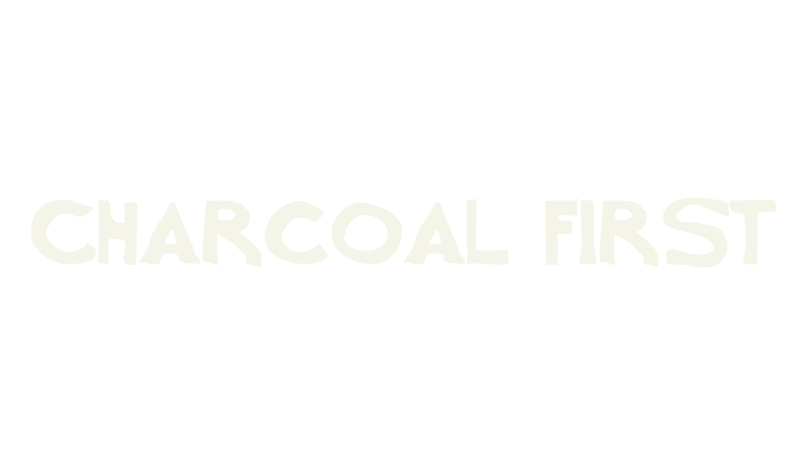 Charcoal first, display font preview