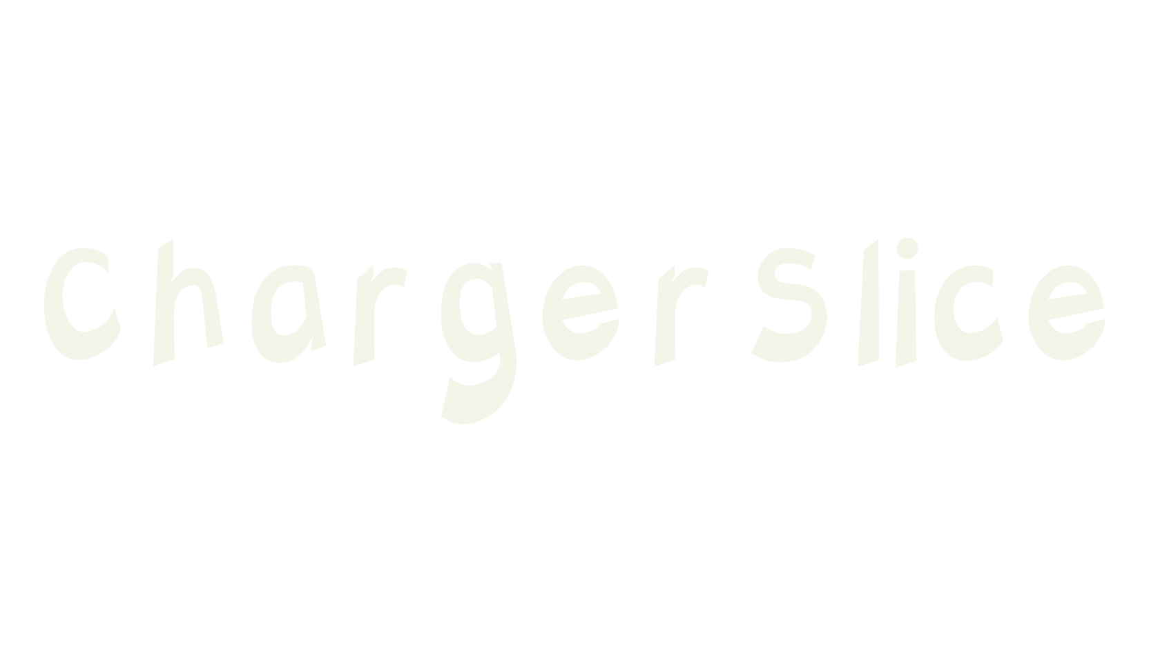Charger Slice, sans font preview