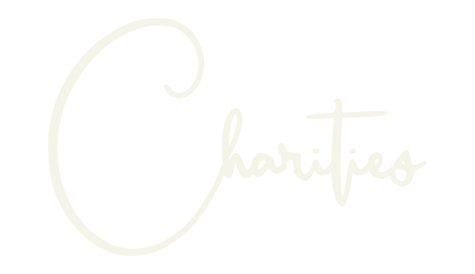 Charities, signature font preview