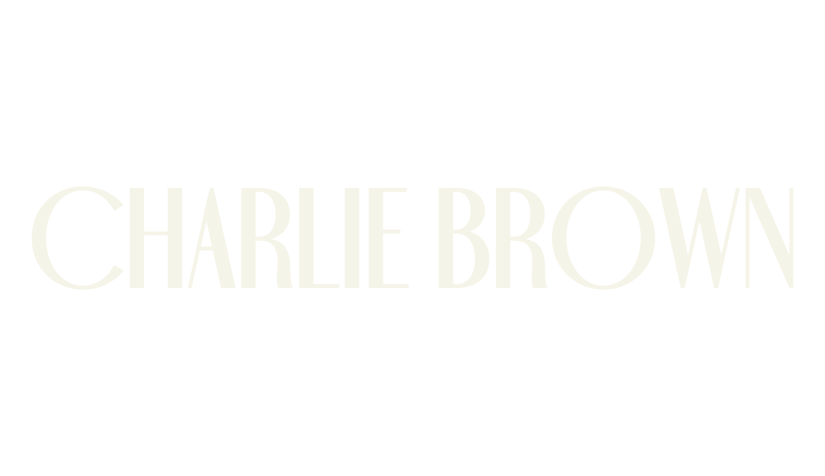 Charlie Brown, letter font preview