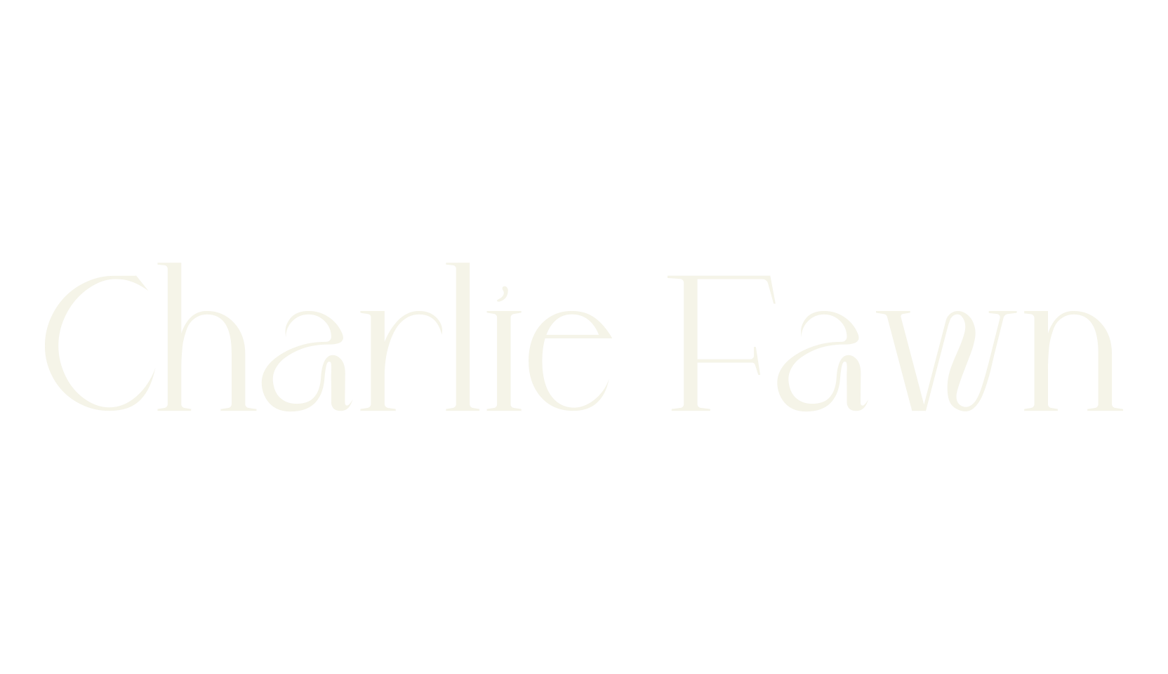 Charlie Fawn, clothing font preview