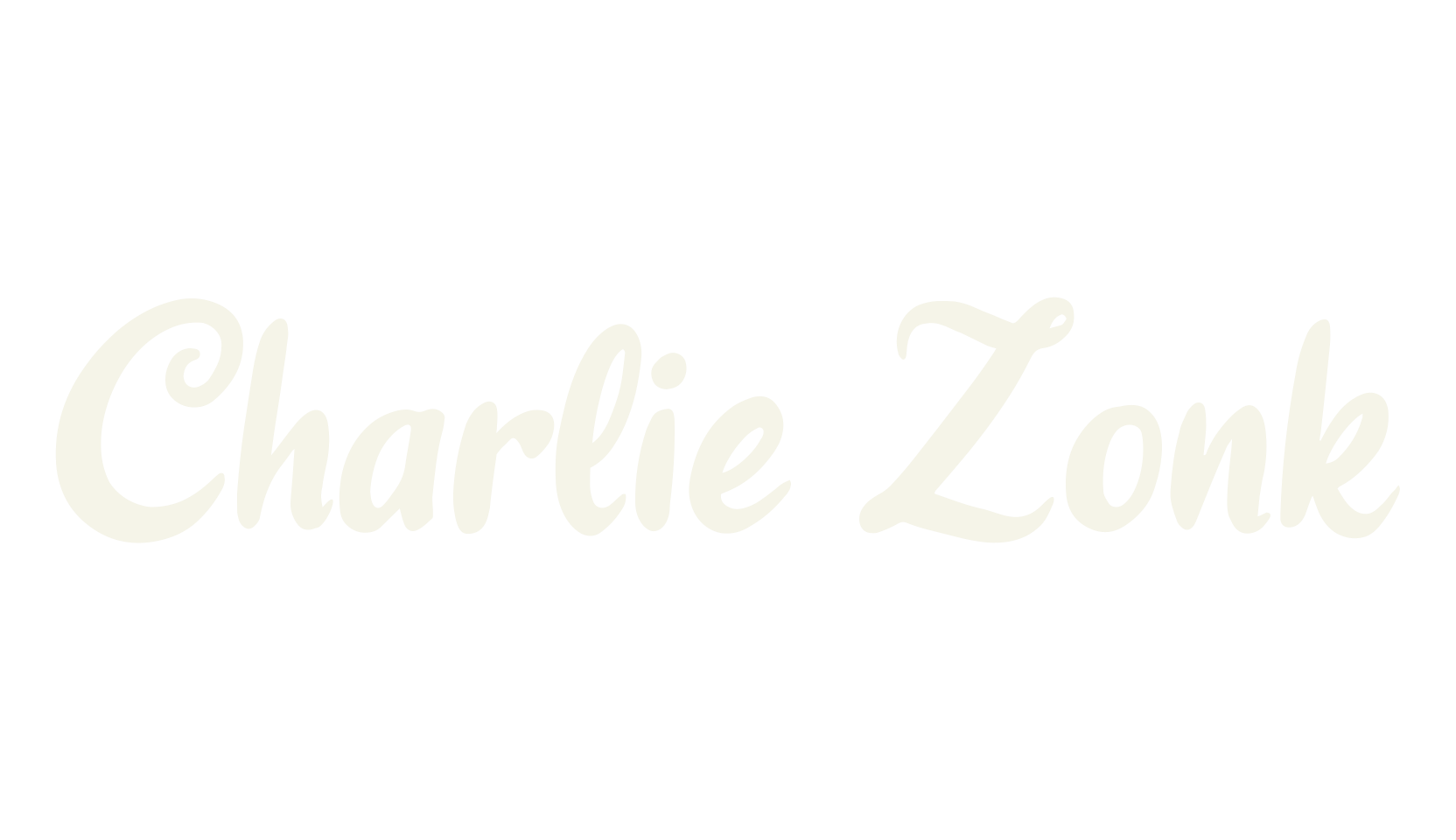 Charlie Zonk, calligraphy font preview