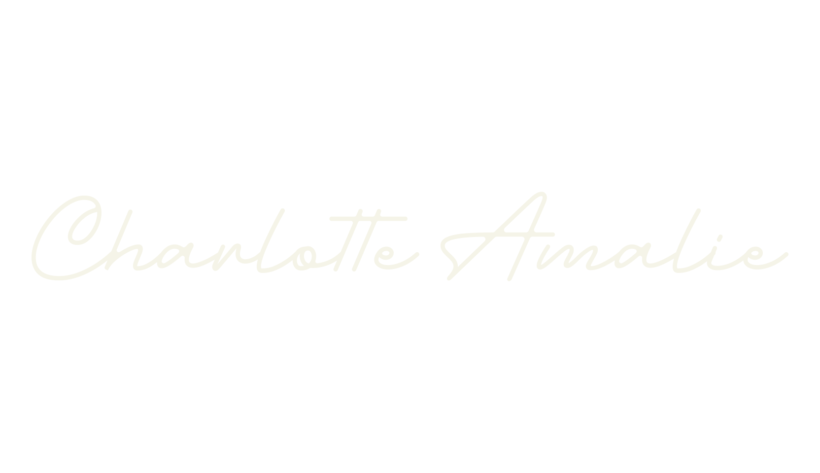 Charlotte Amalie, fashion script font preview