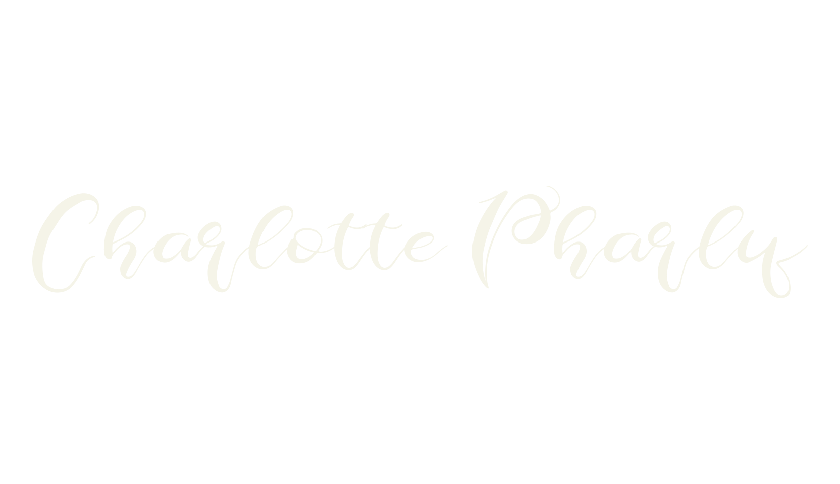 Charlotte Pharly, script font preview