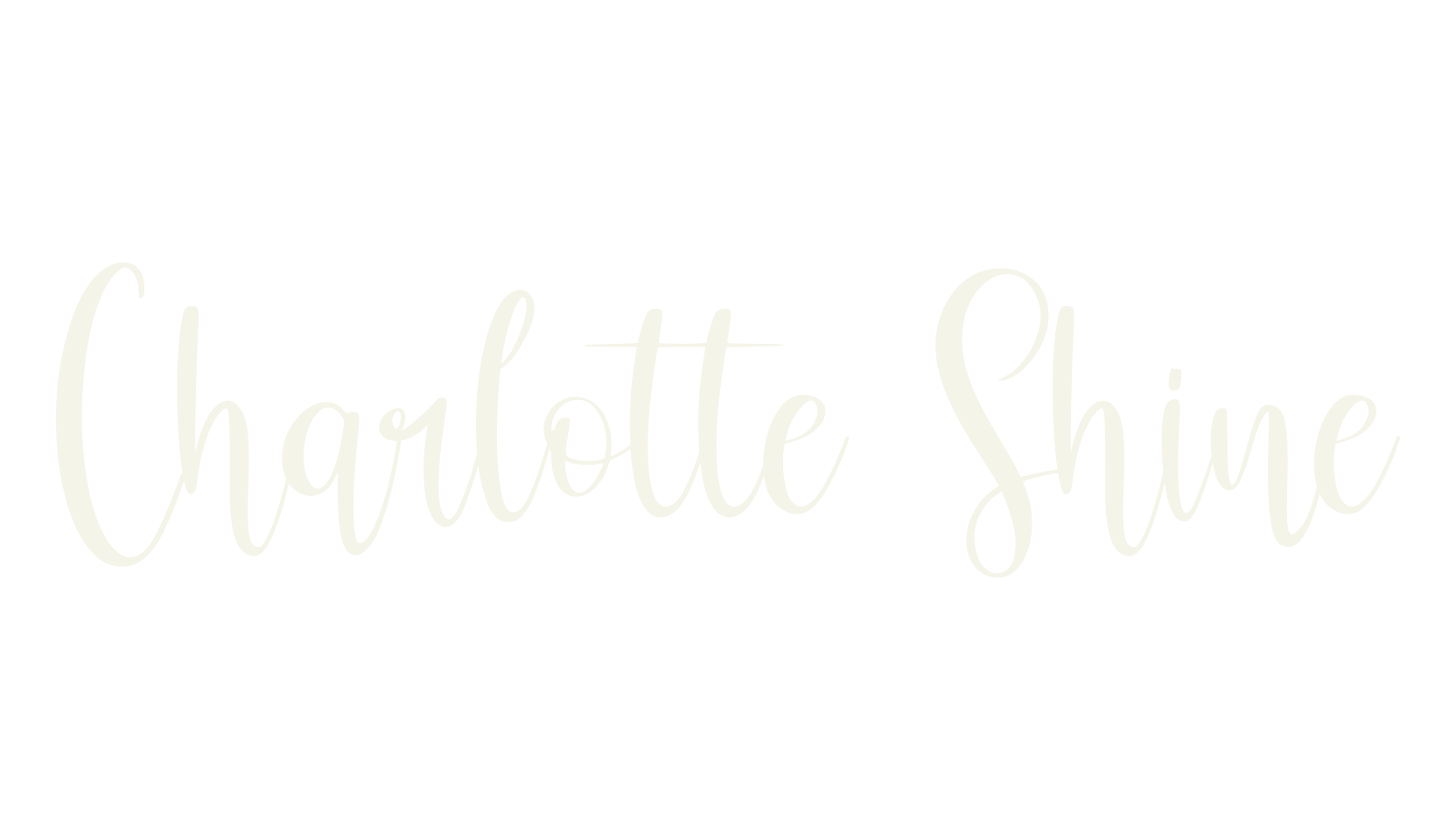 Charlotte Shine, calligraphy font preview