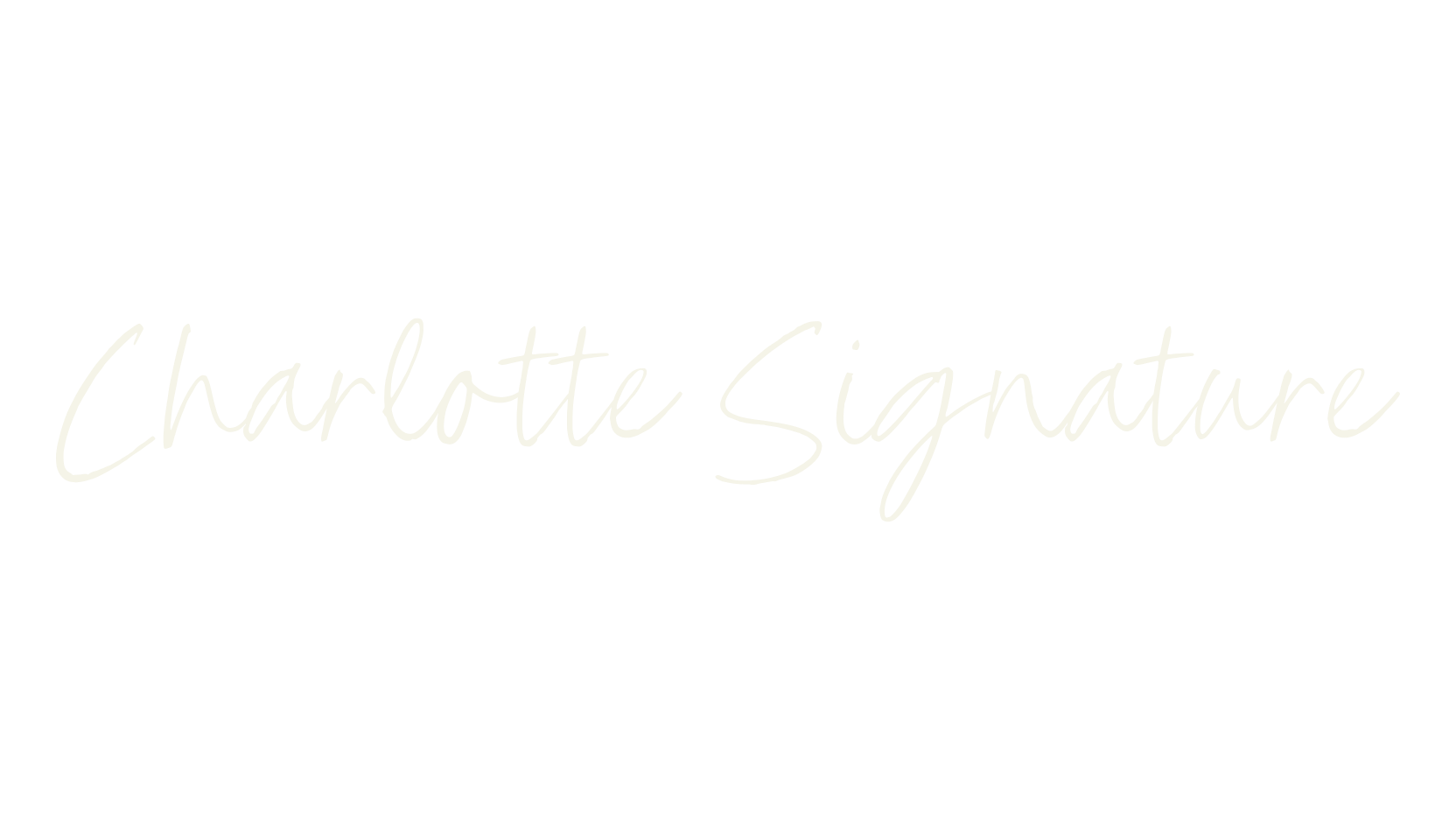 Charlotte Signature, cursive font preview