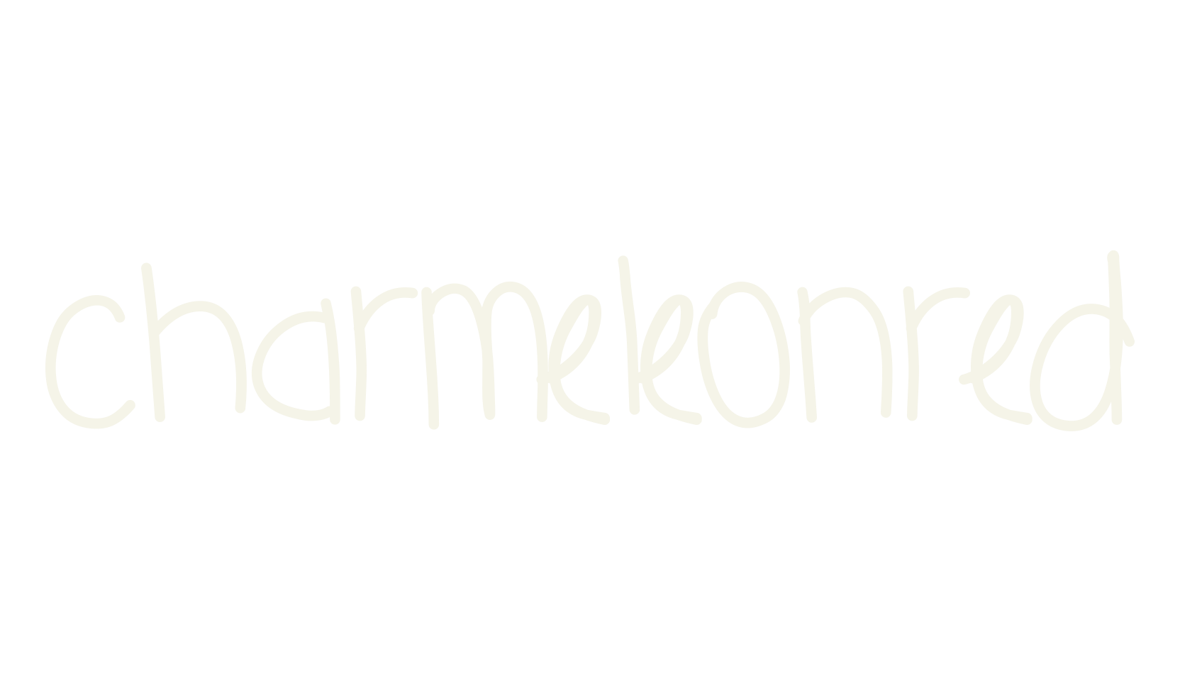 CharmeleonRed, handwritten font preview