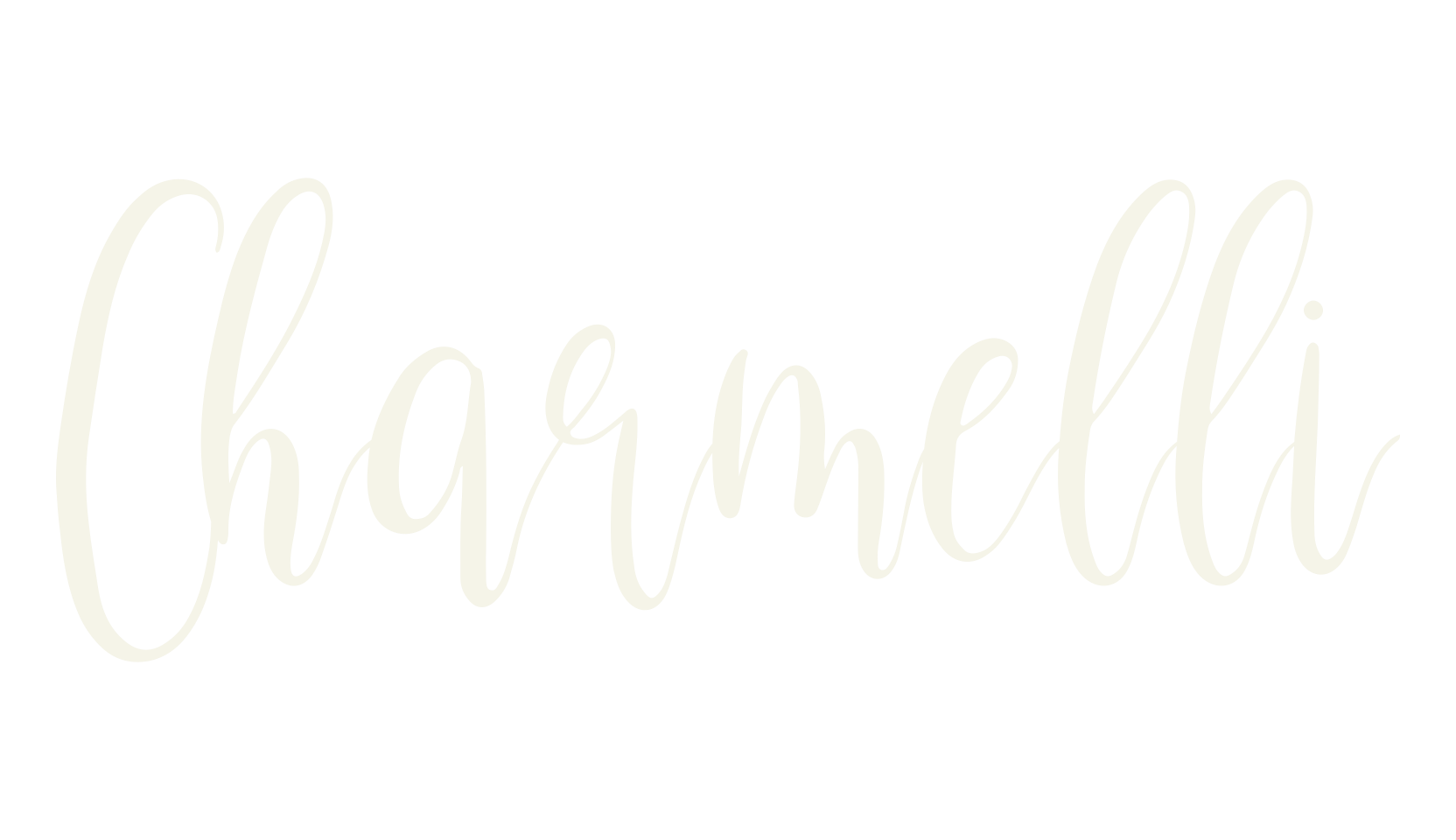 Charmelli, script font preview