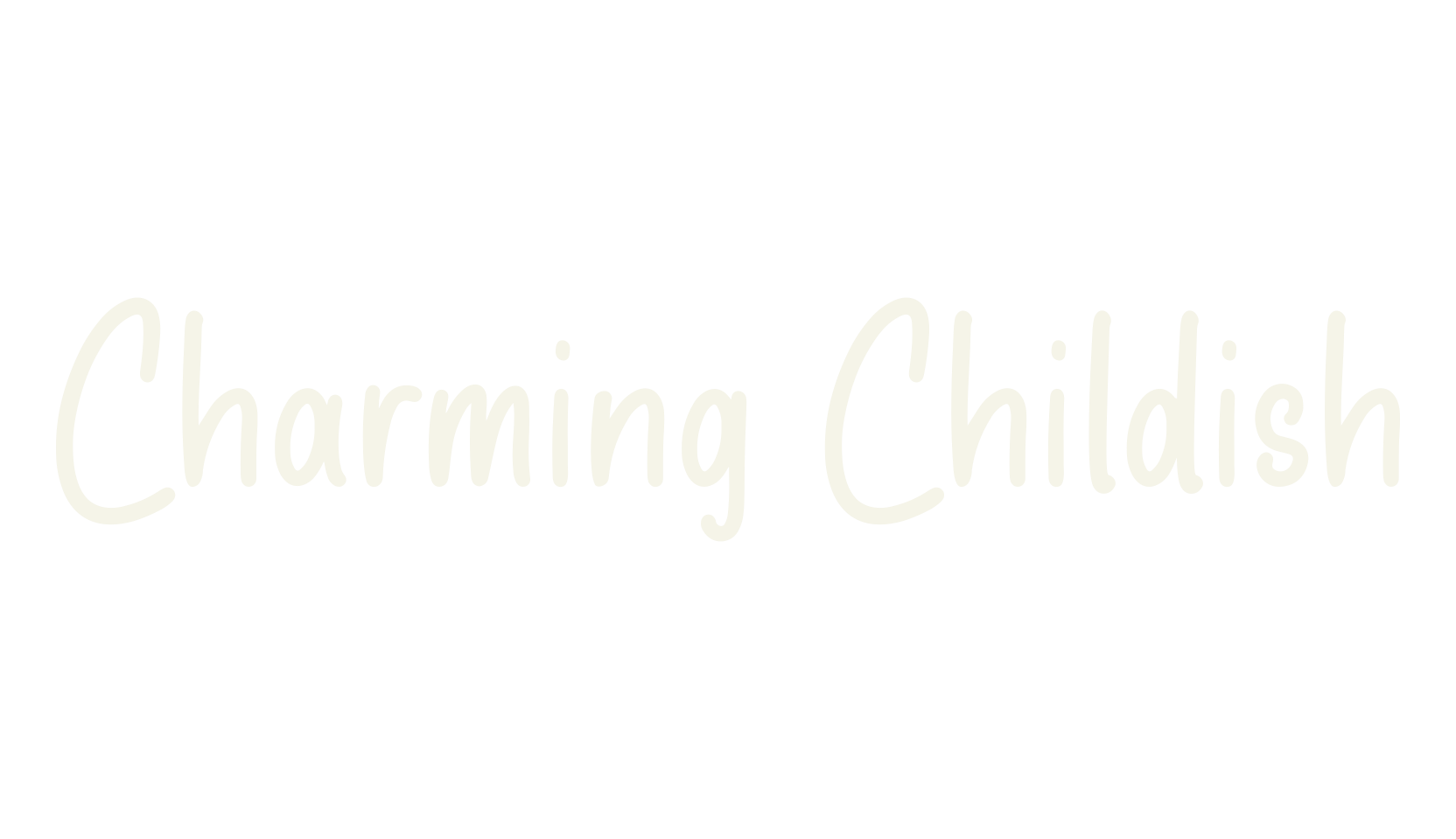 Charming Childish, cute font preview