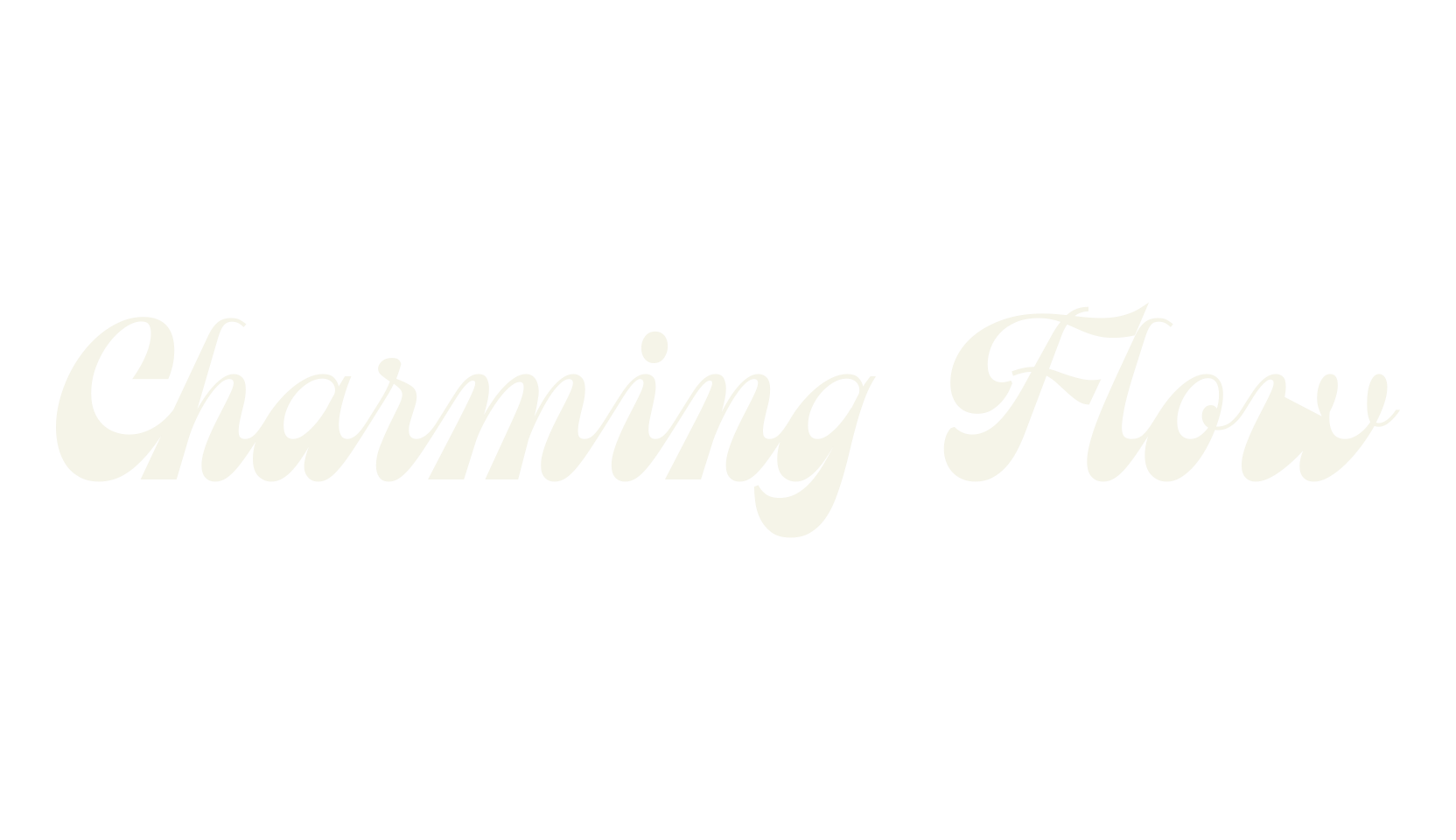 Charming Flow, fashion script font preview