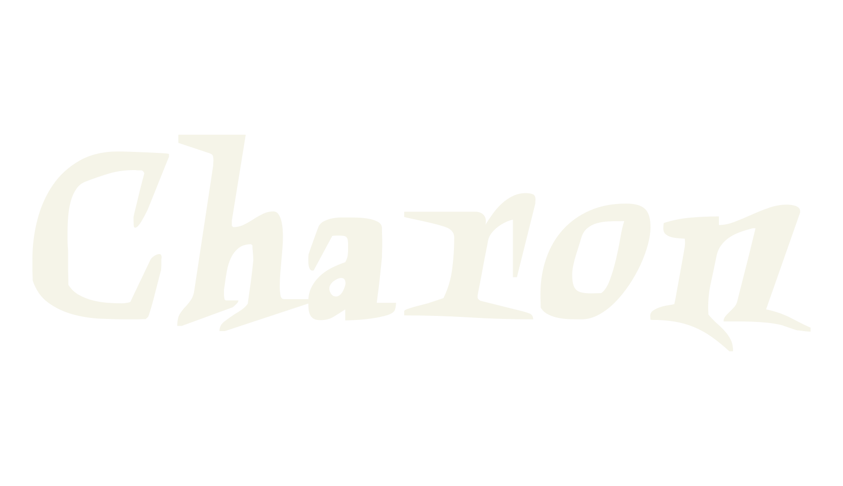 Charon, italic font preview