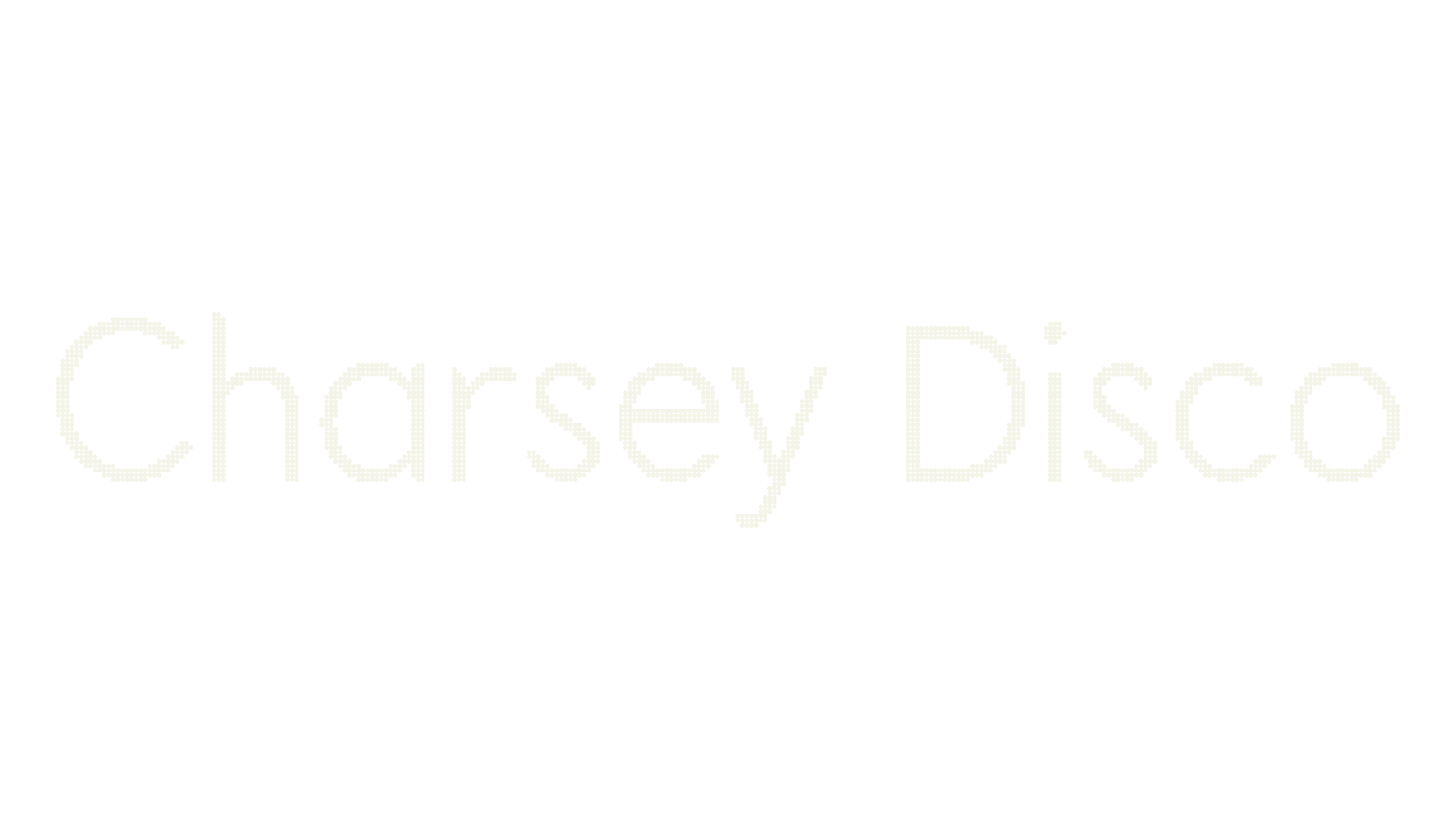 Charsey Disco, poster font preview