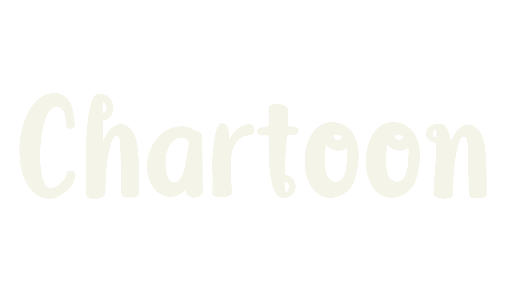 Chartoon, handwritten font preview