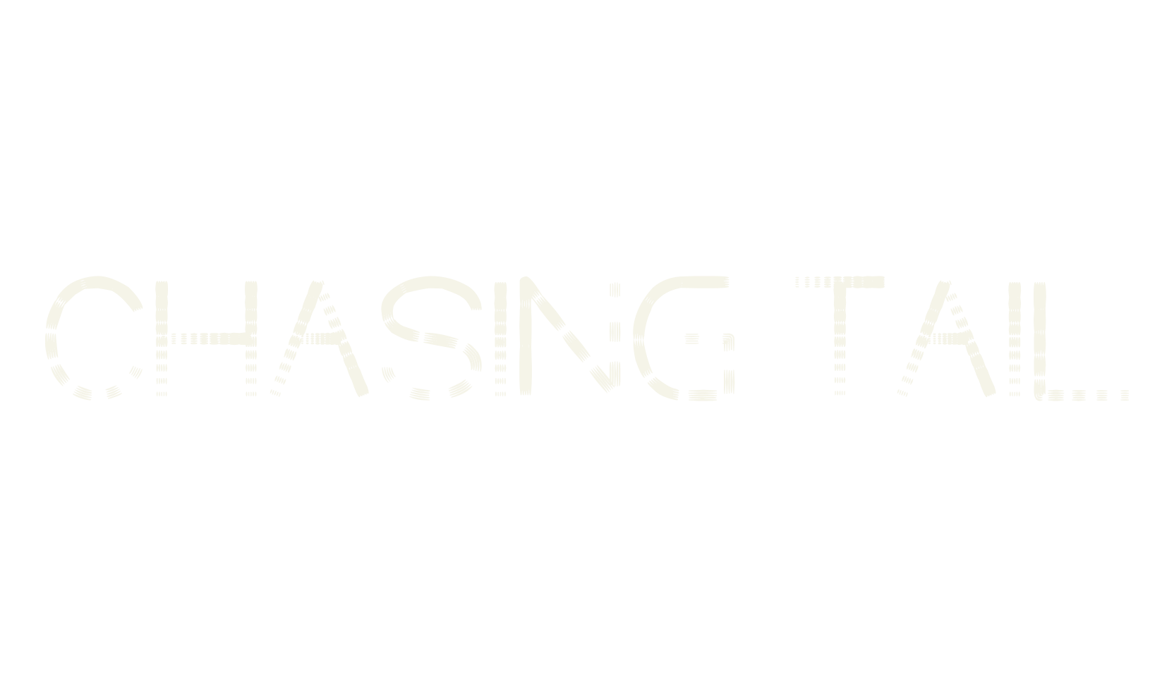 CHASING TAIL, display market font preview