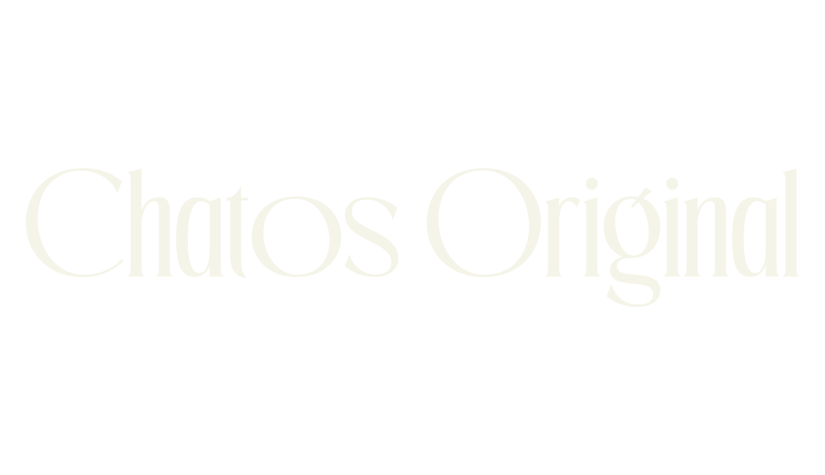 Chatos Original, logo font preview