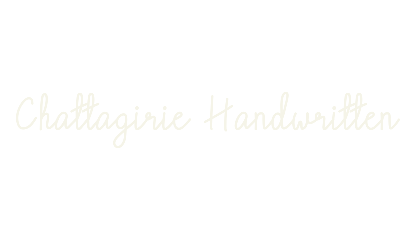 Chattagirie Handwritten, handwriting font preview