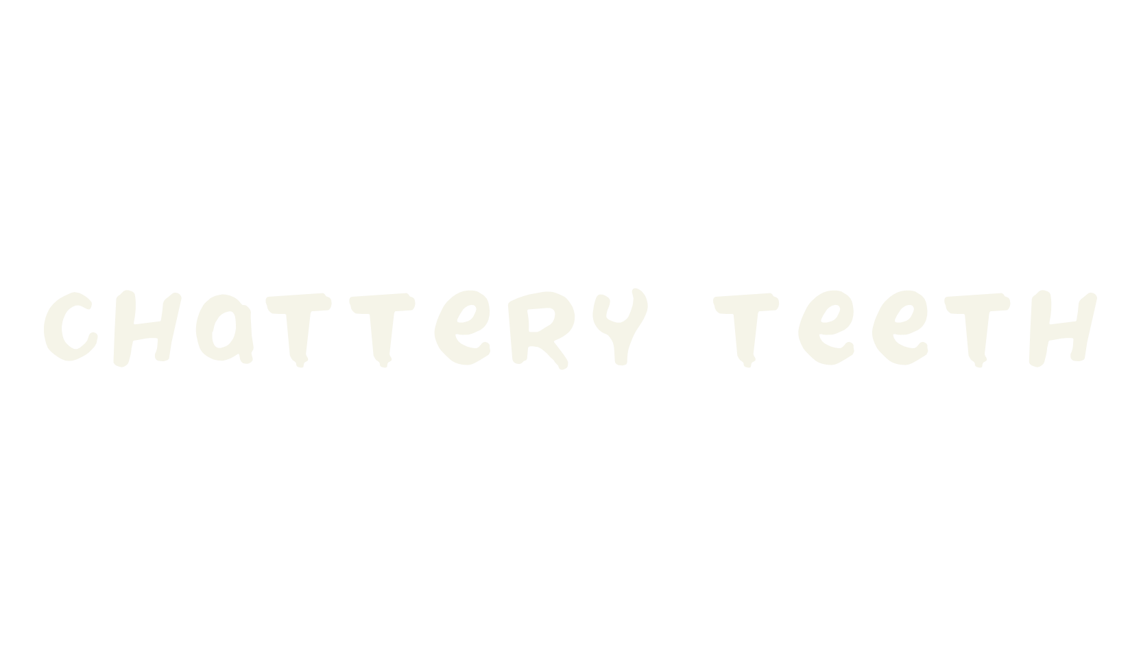 Chattery Teeth, display market font preview