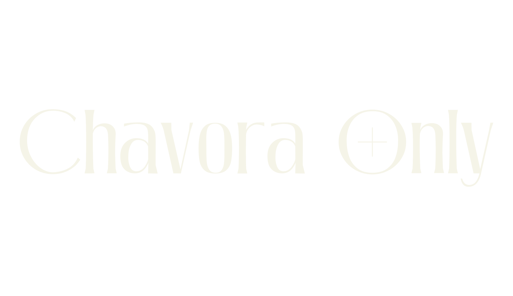 Chavora Only, unique font preview