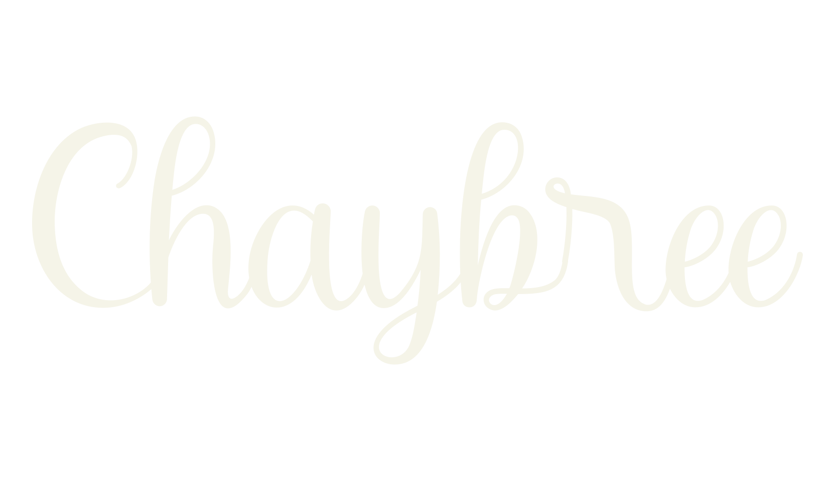 Chaybree, script font preview