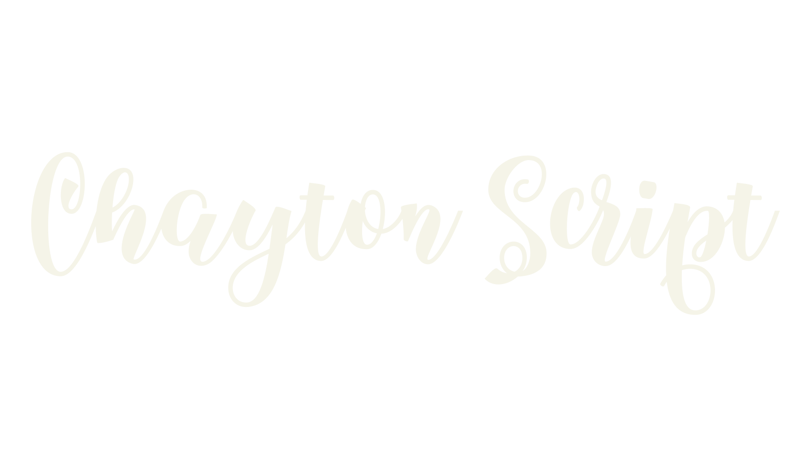 Chayton Script, calligraphy font preview