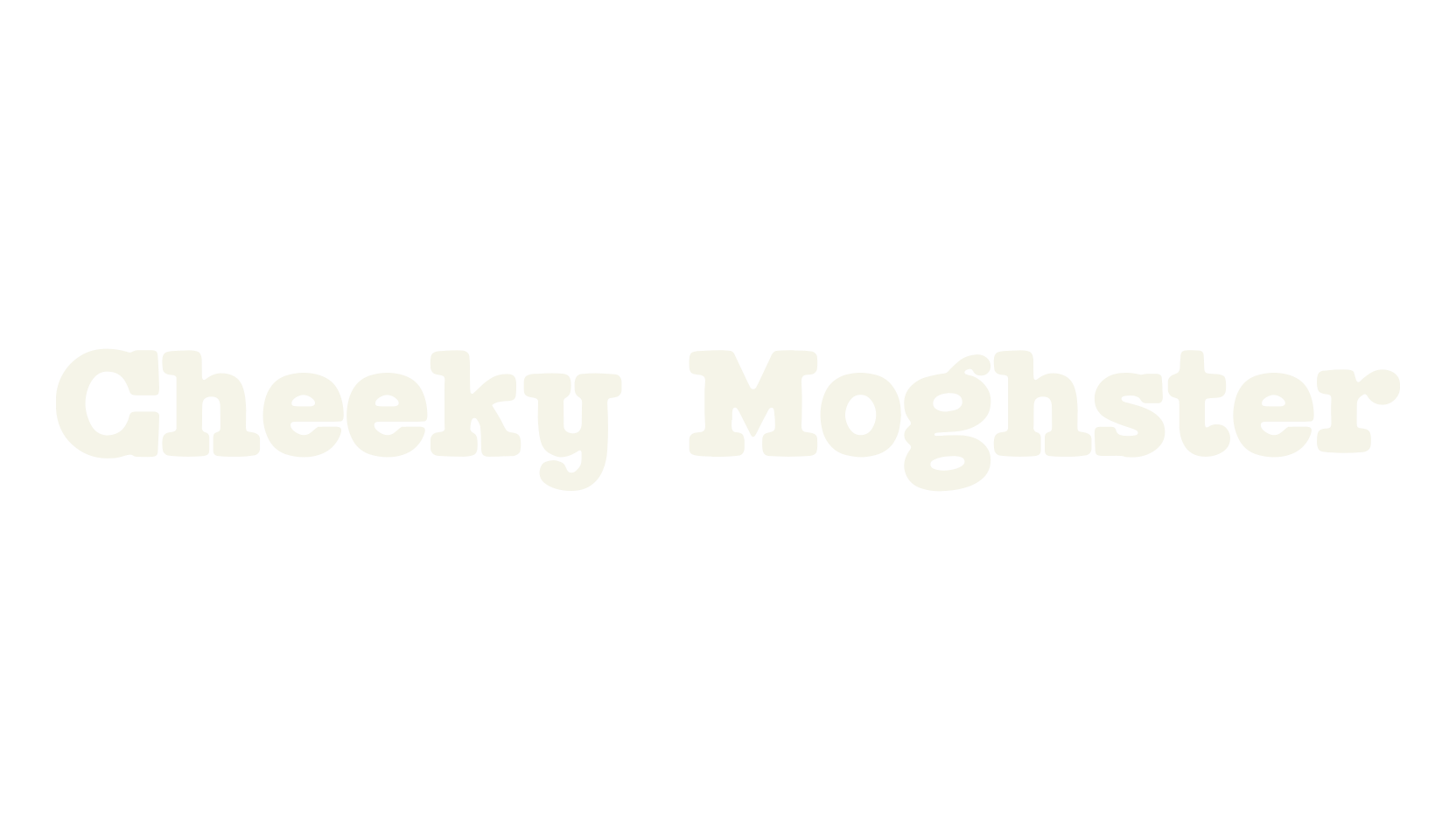 Cheeky Moghster, serif font preview