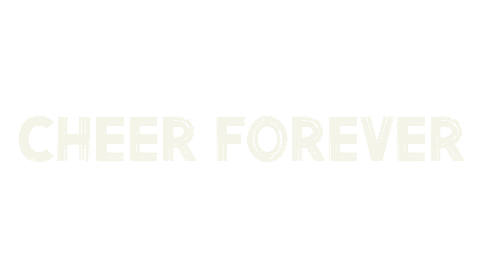 Cheer Forever, handwritten font preview