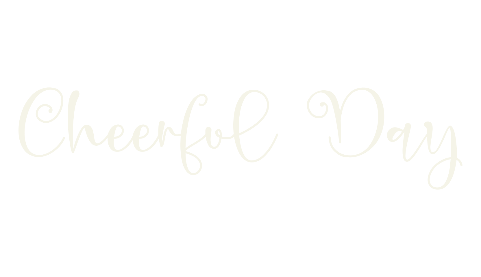 Cheerful Day, christmas font preview