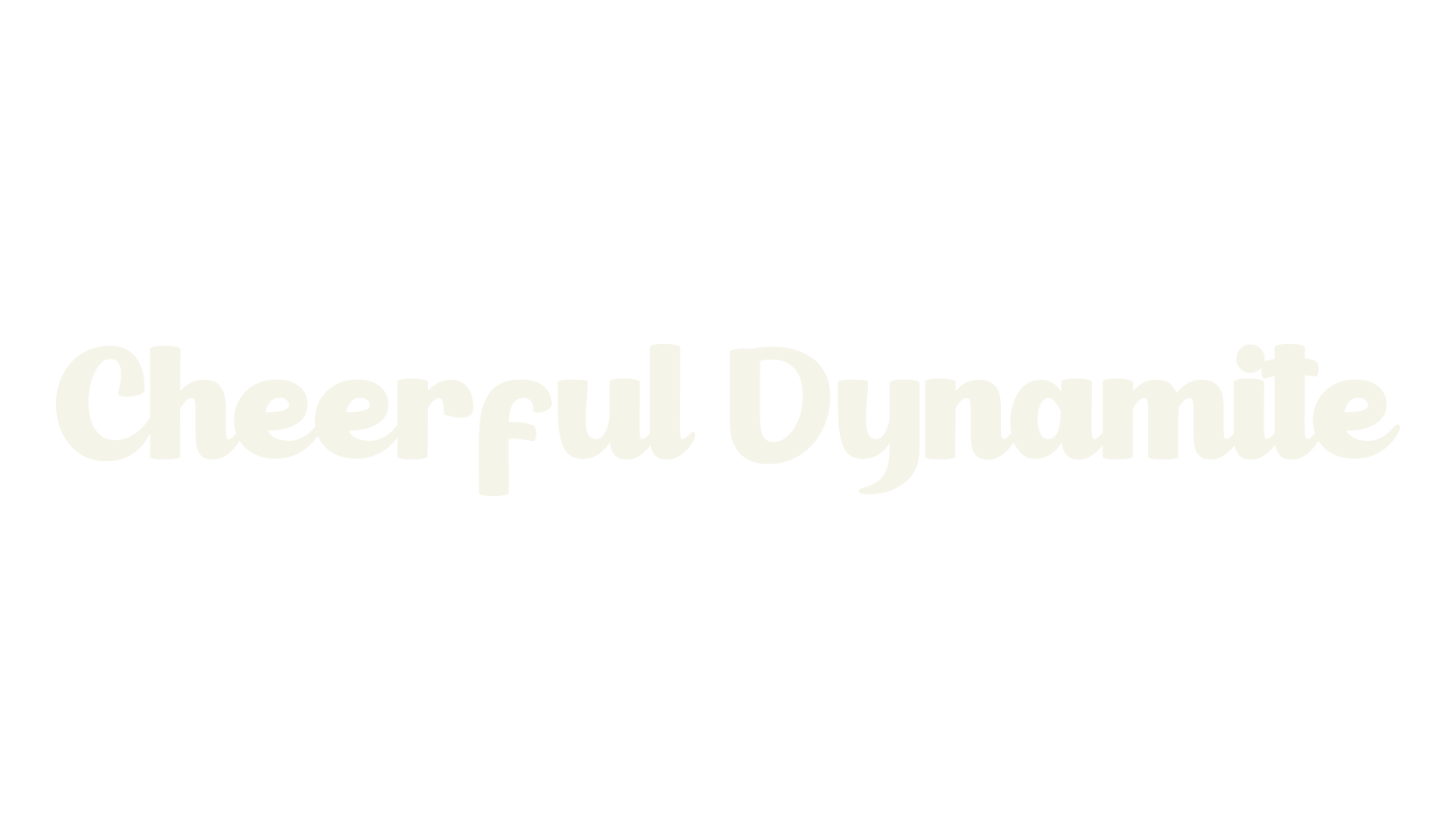 Cheerful Dynamite, cute font preview