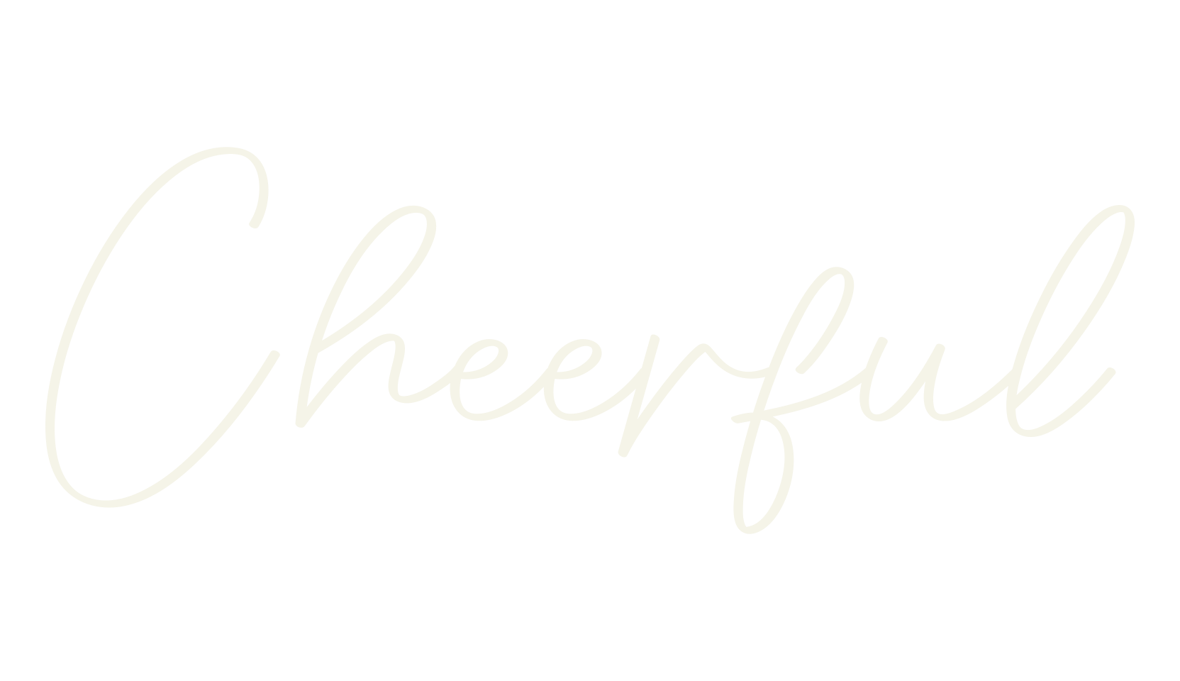 Cheerful, calligraphy font preview
