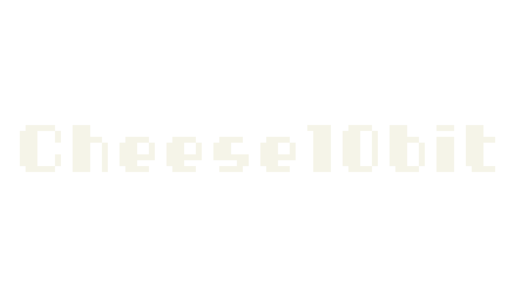 Cheese10bit, pixel font preview