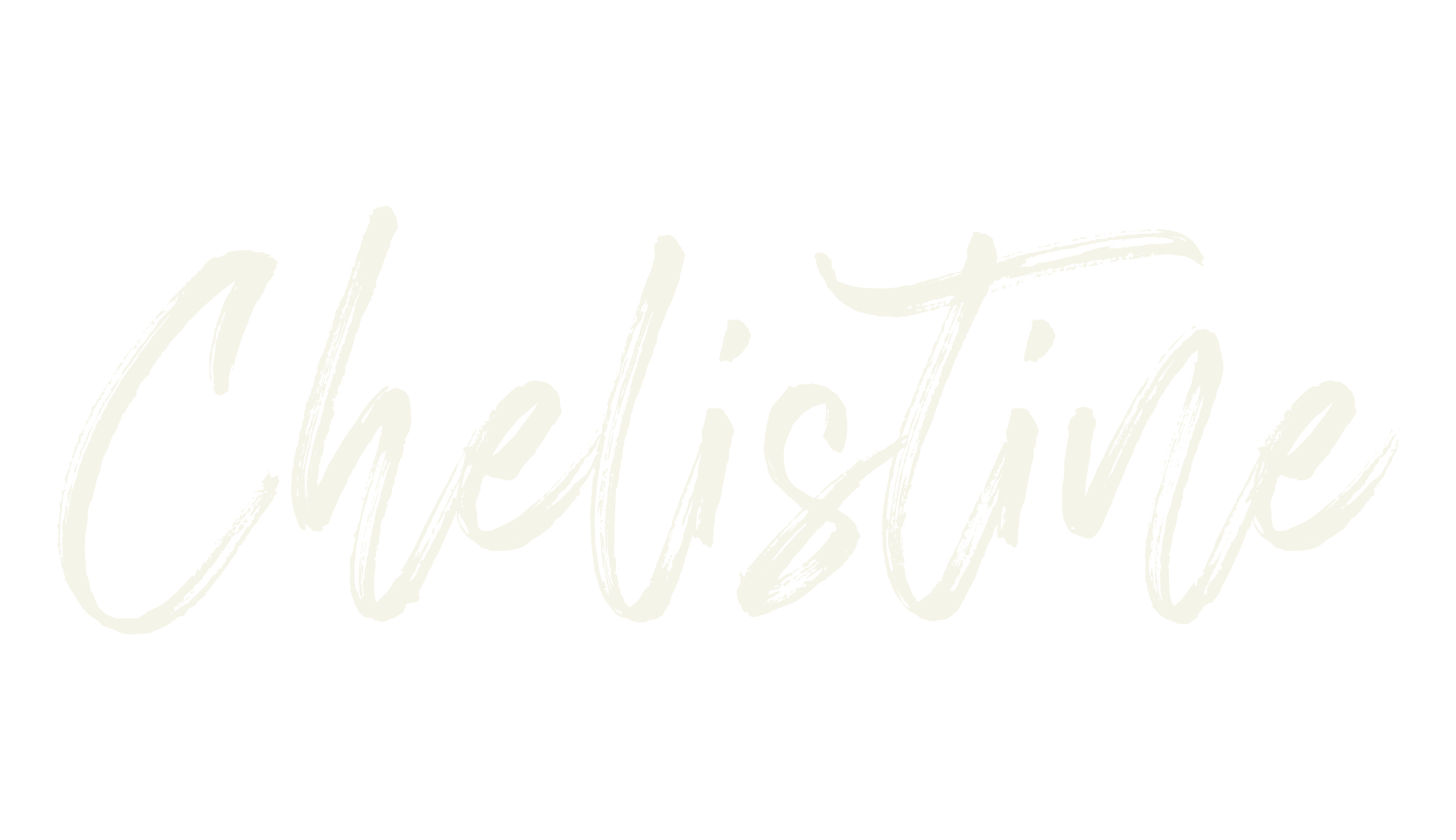 Chelistine, brush font preview