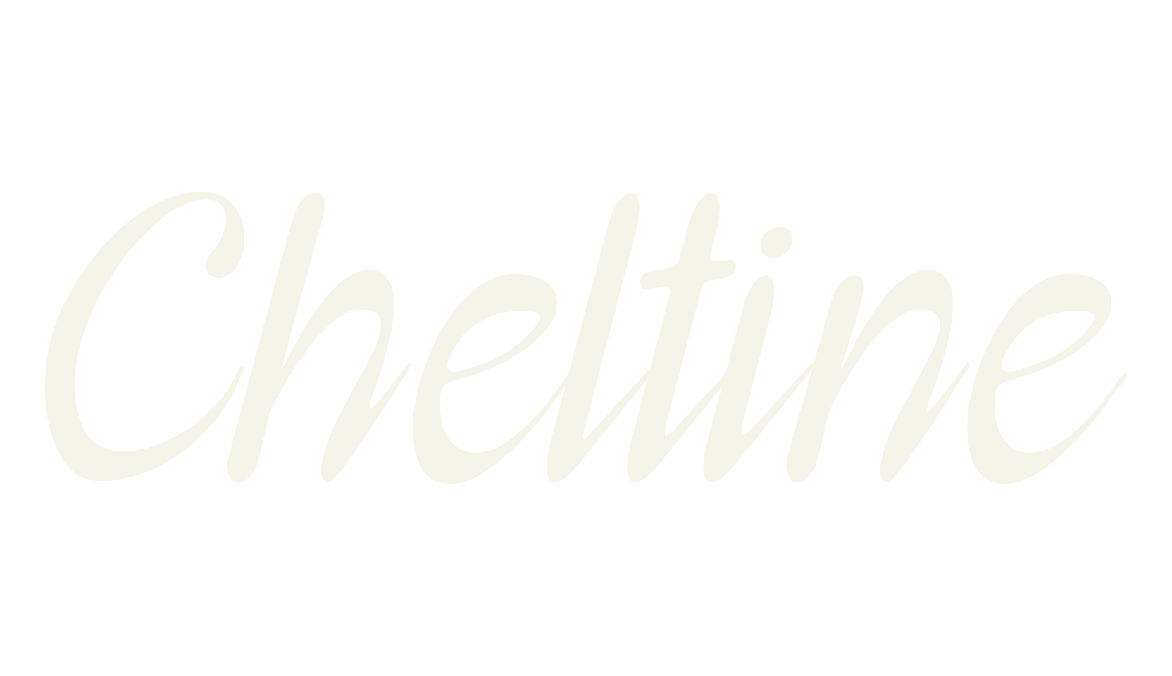 Cheltine, script font preview