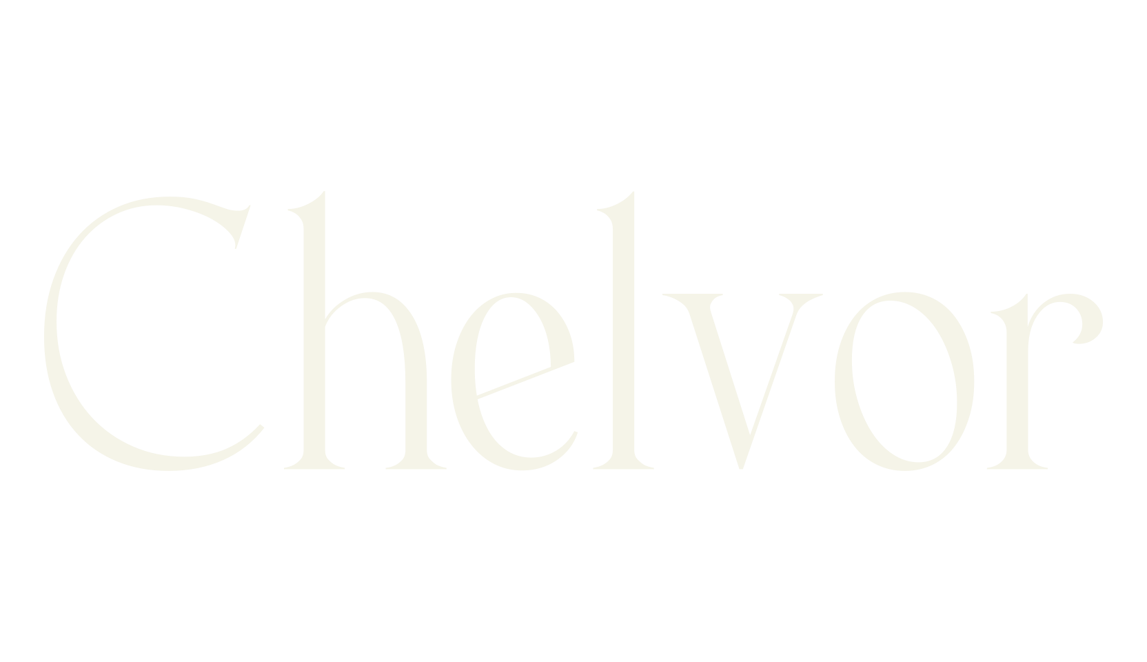 Chelvor, serif font preview