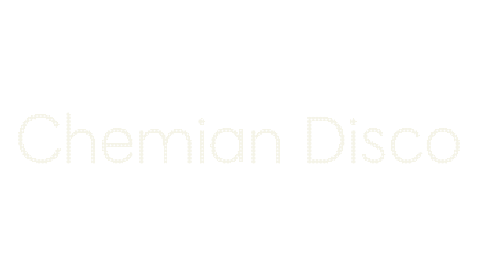 Chemian Disco, digital font preview