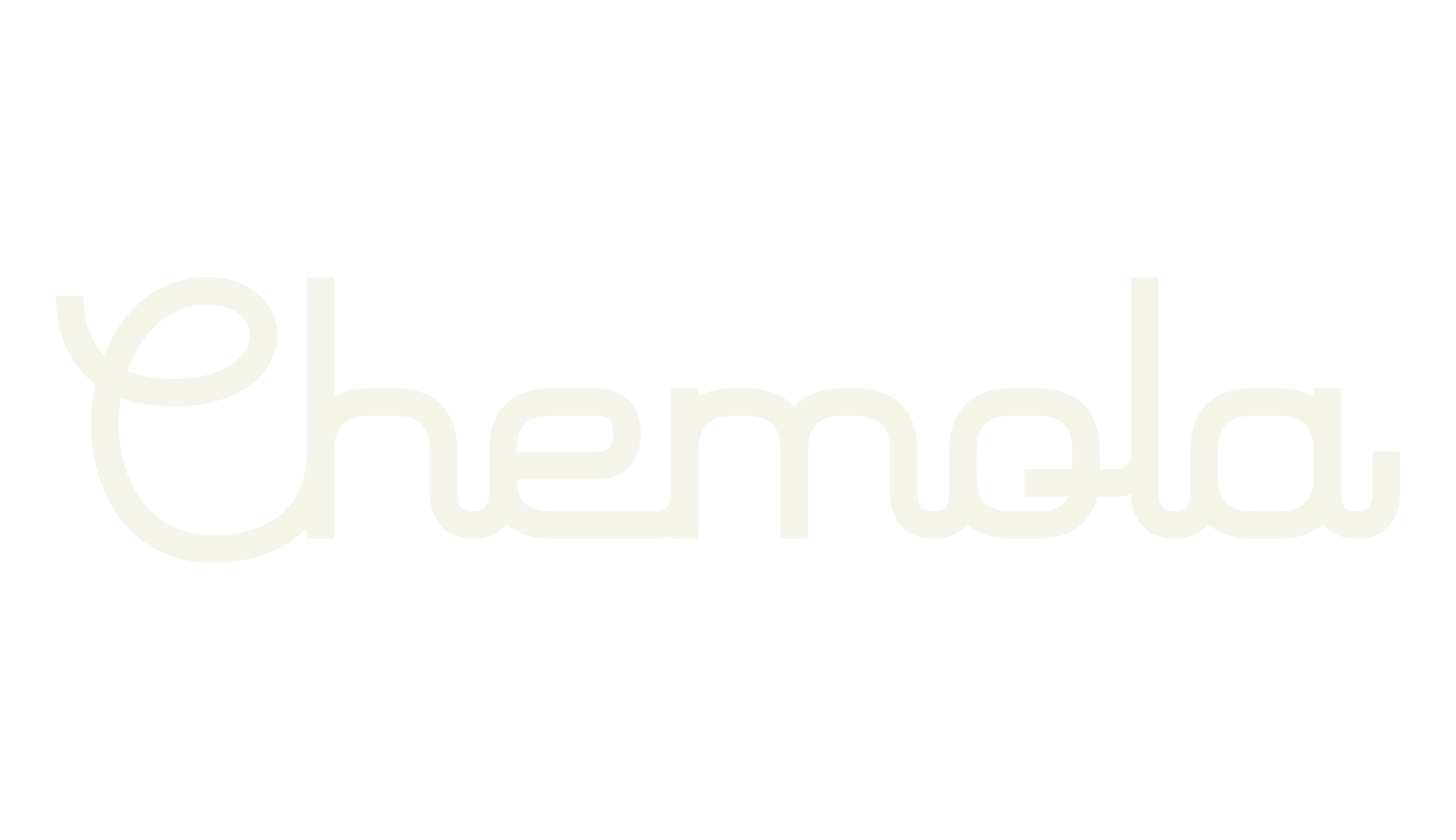 Chemola, monoline font preview