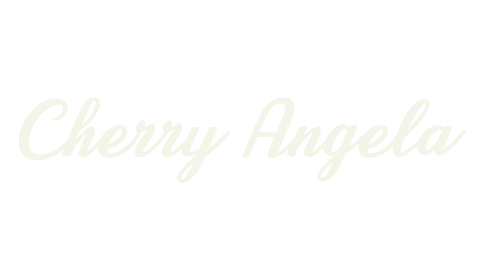 Cherry Angela, letter font preview
