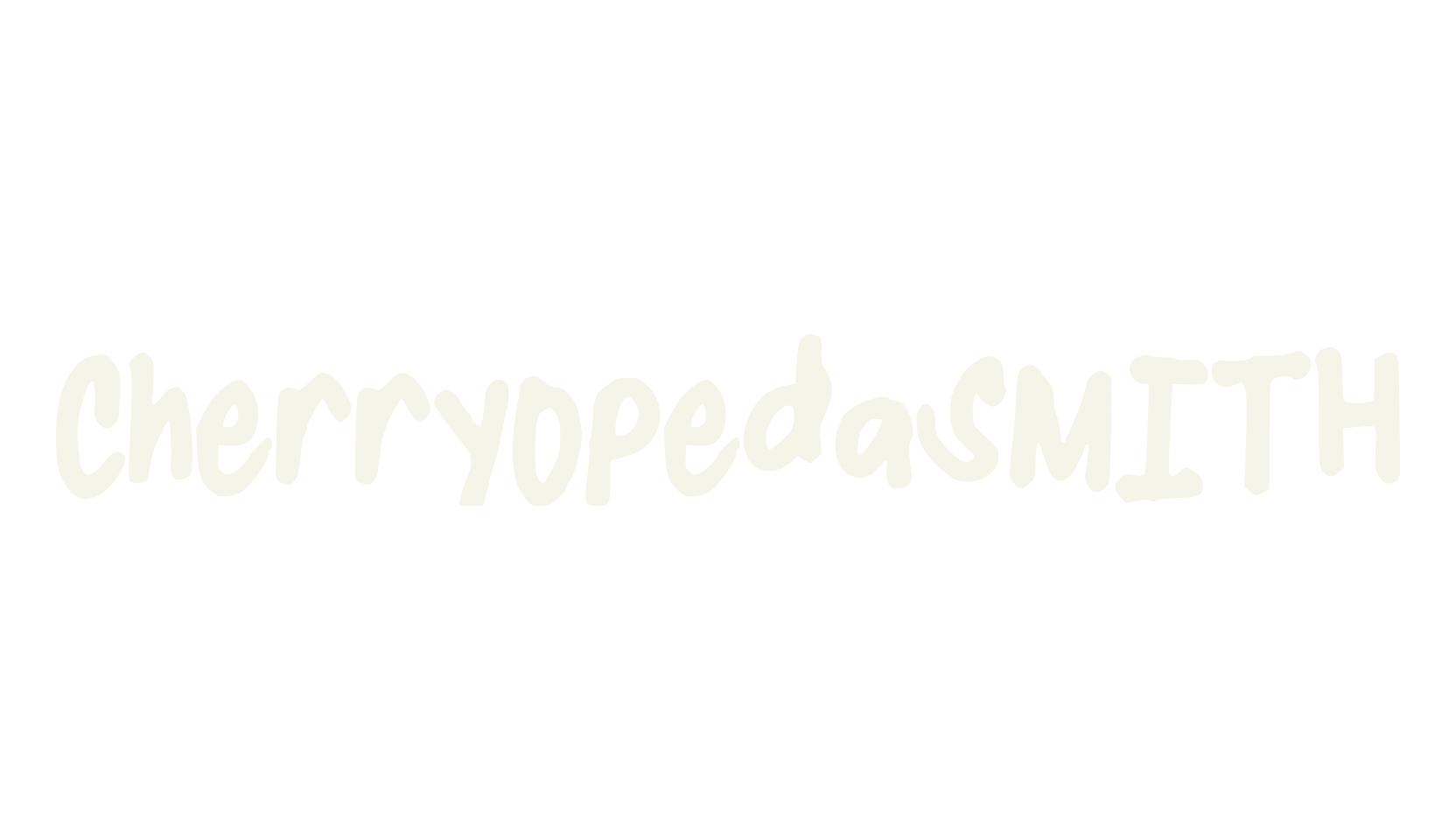 CherryOpedaSMITH, display font preview